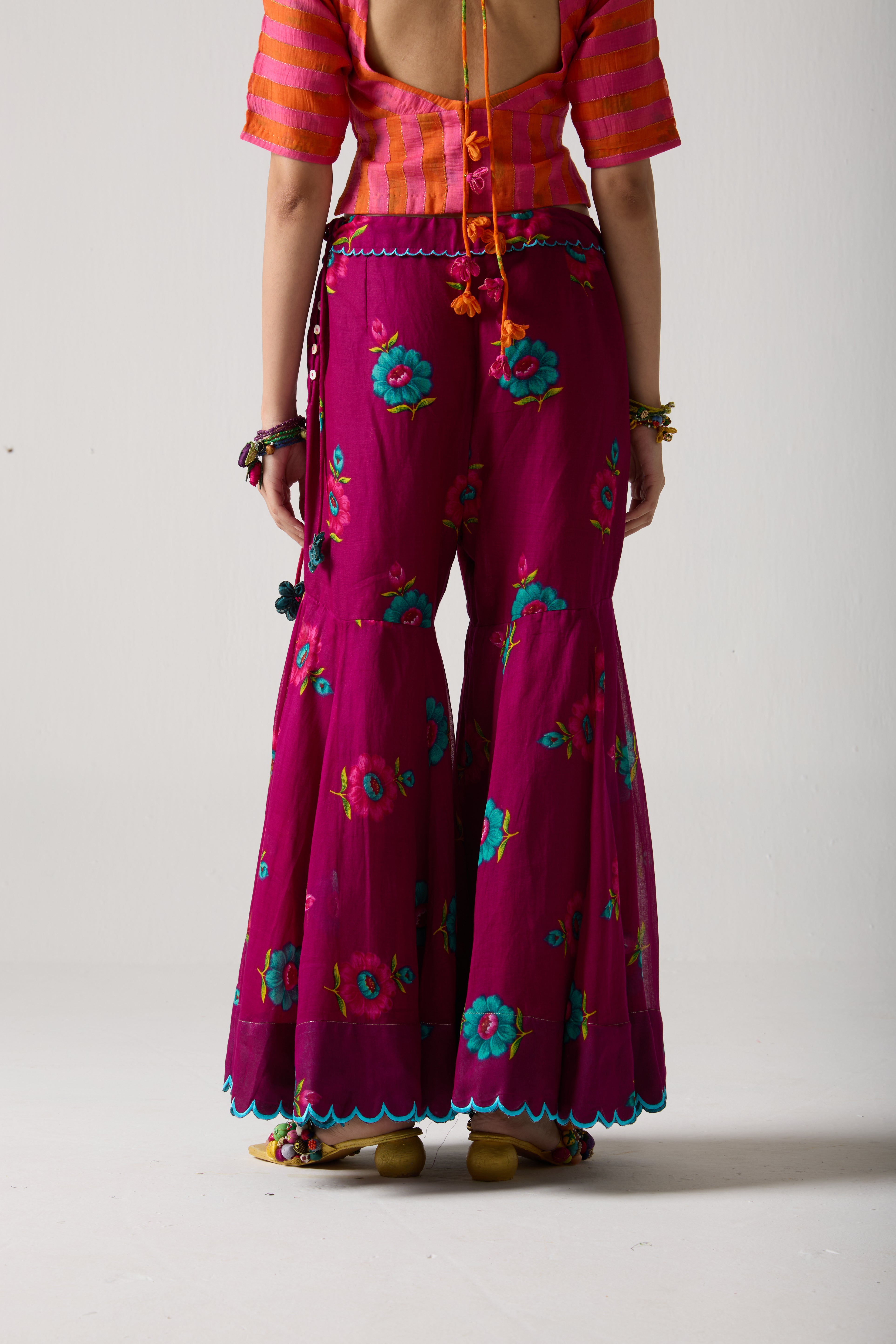 Plum Bloom Gharara