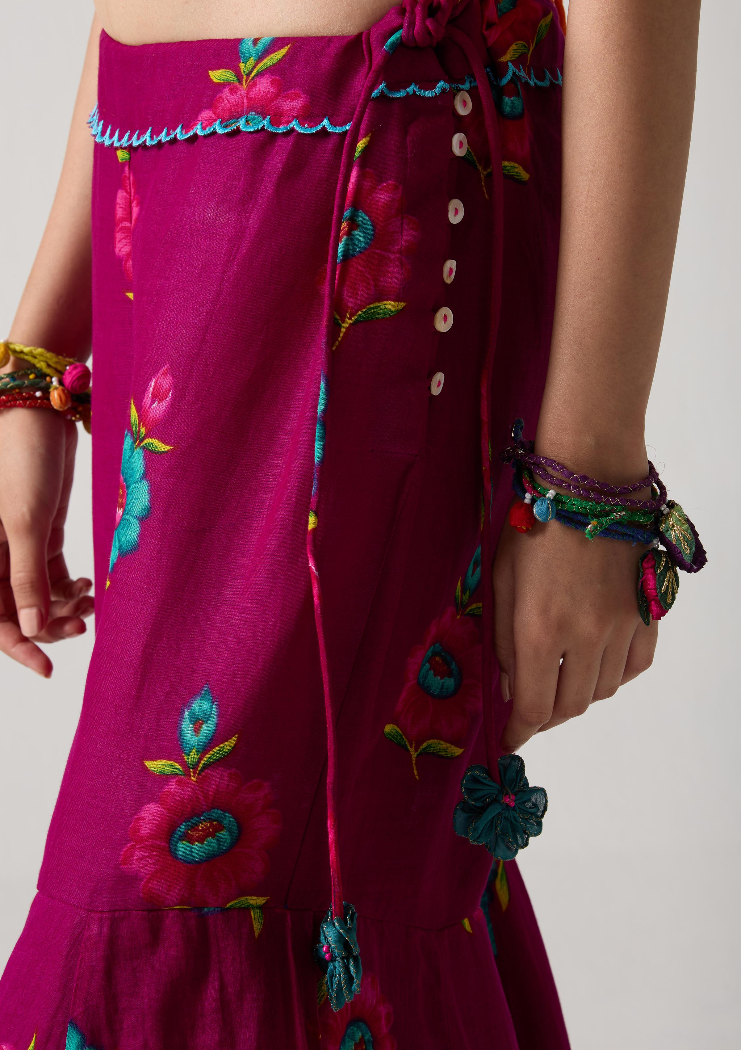 Plum Bloom Gharara