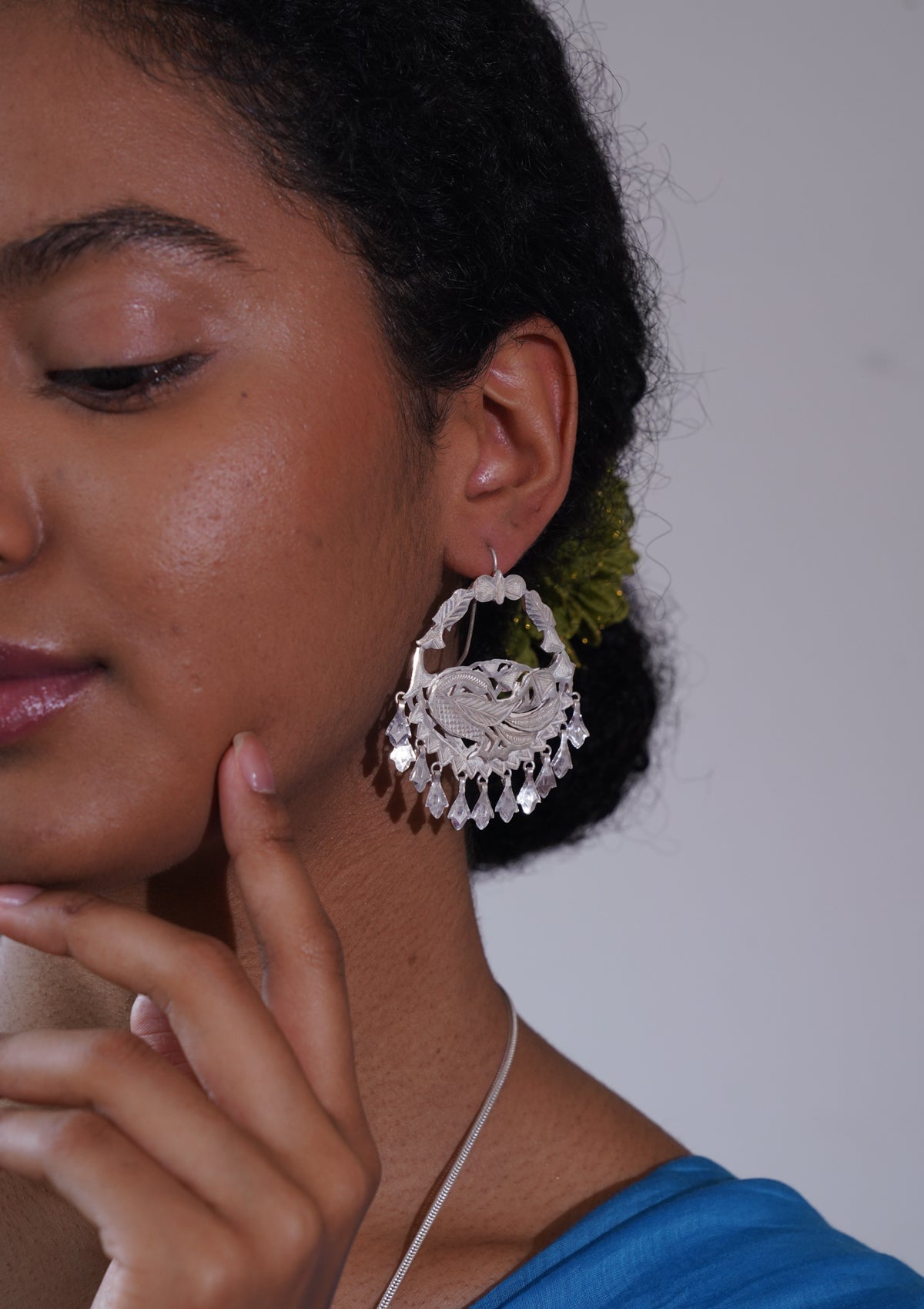 Nakshatra Silver Earrings