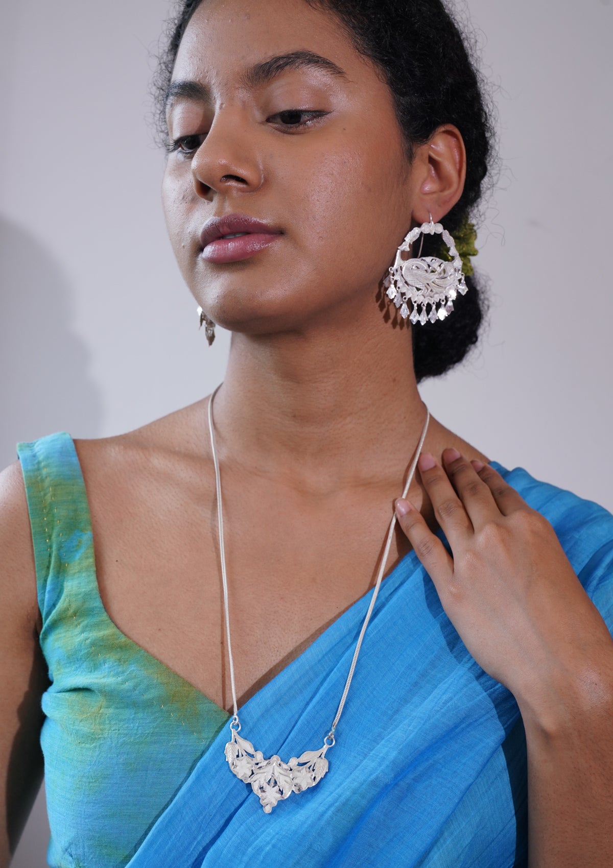 Indu Silver Necklace