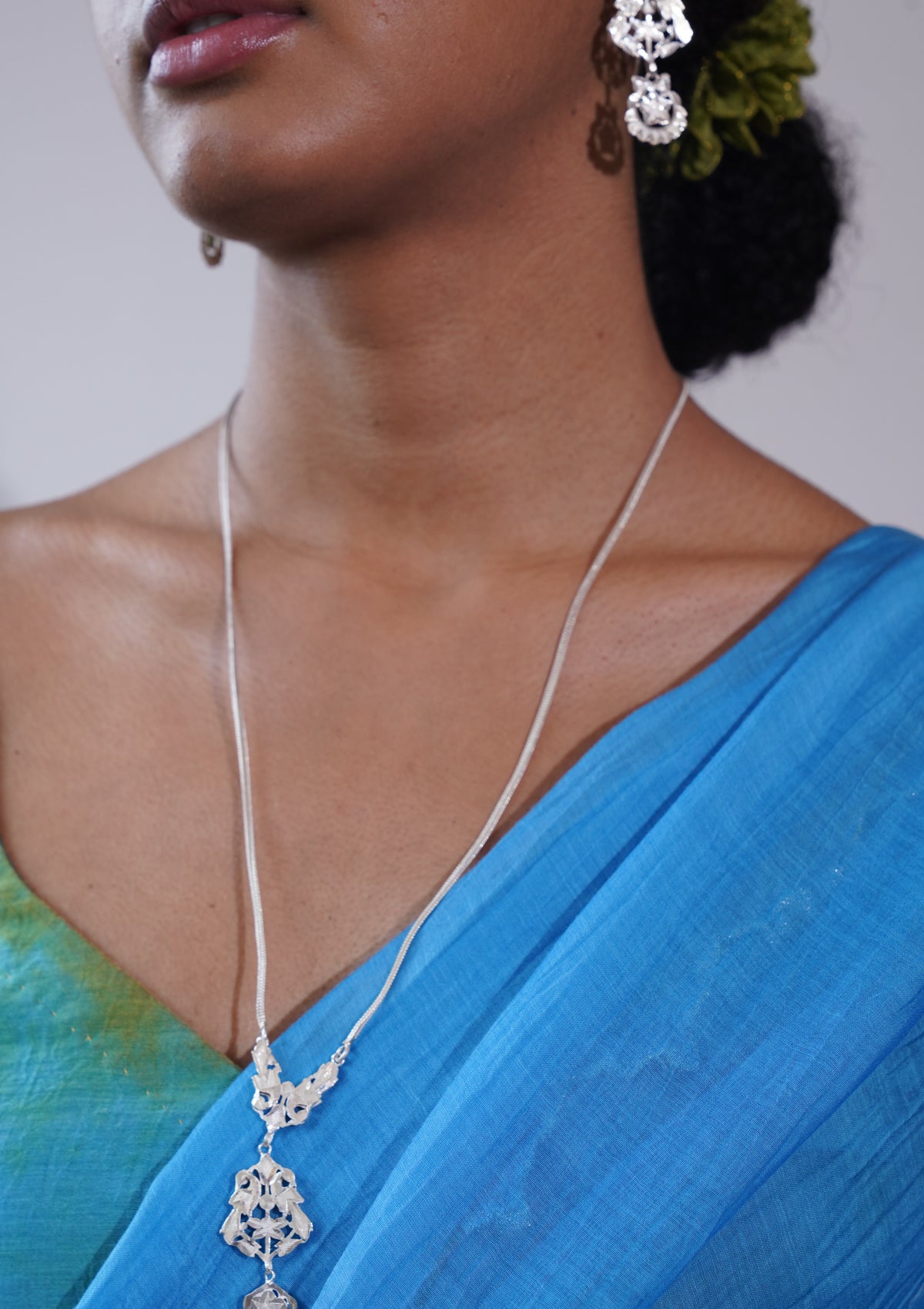 Abhilasha Silver Necklace