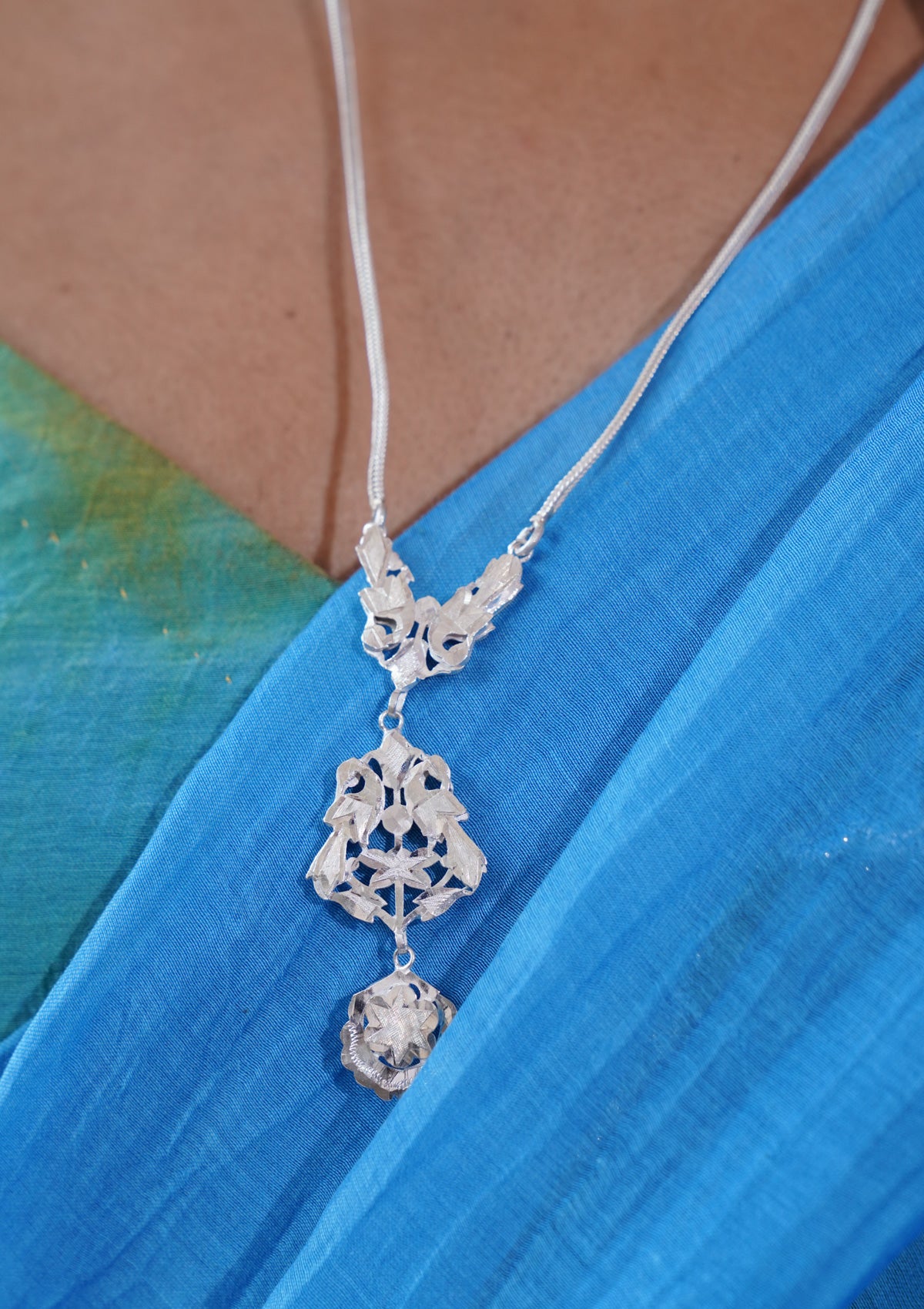 Abhilasha Silver Necklace