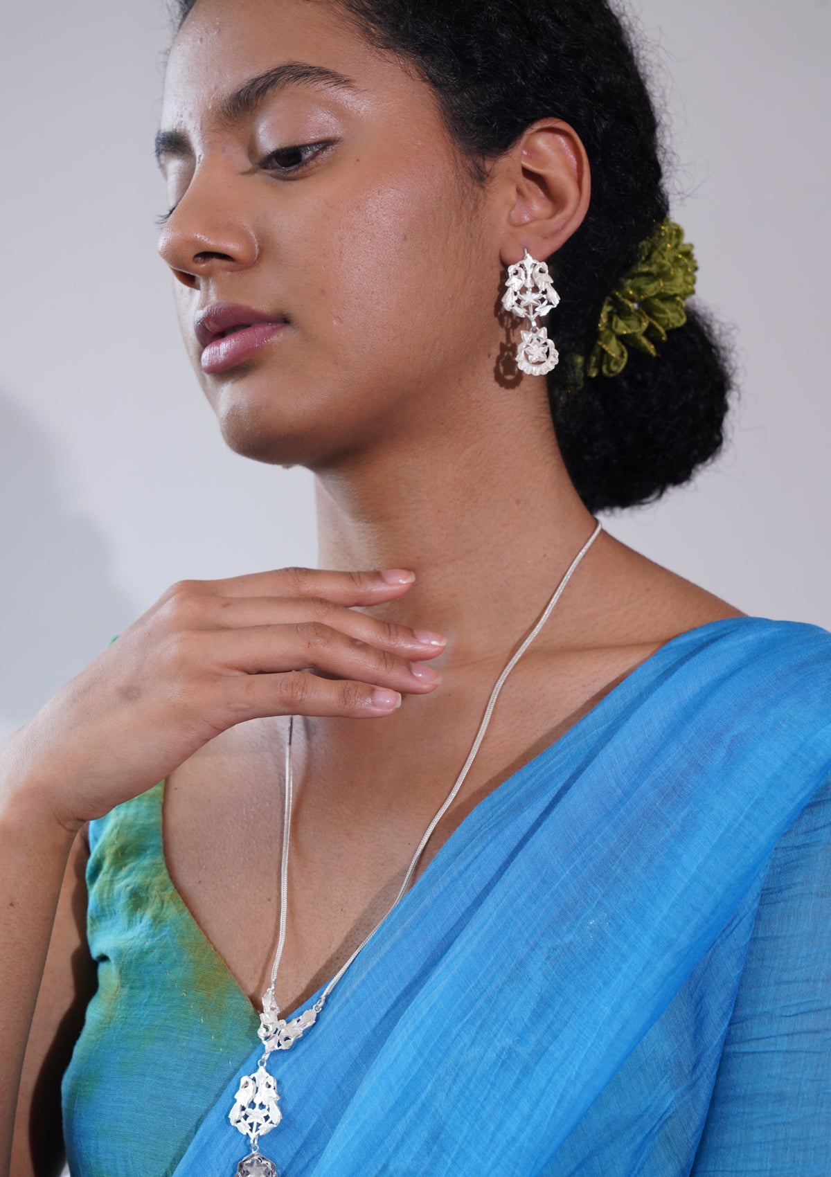 Abhilasha Silver Necklace