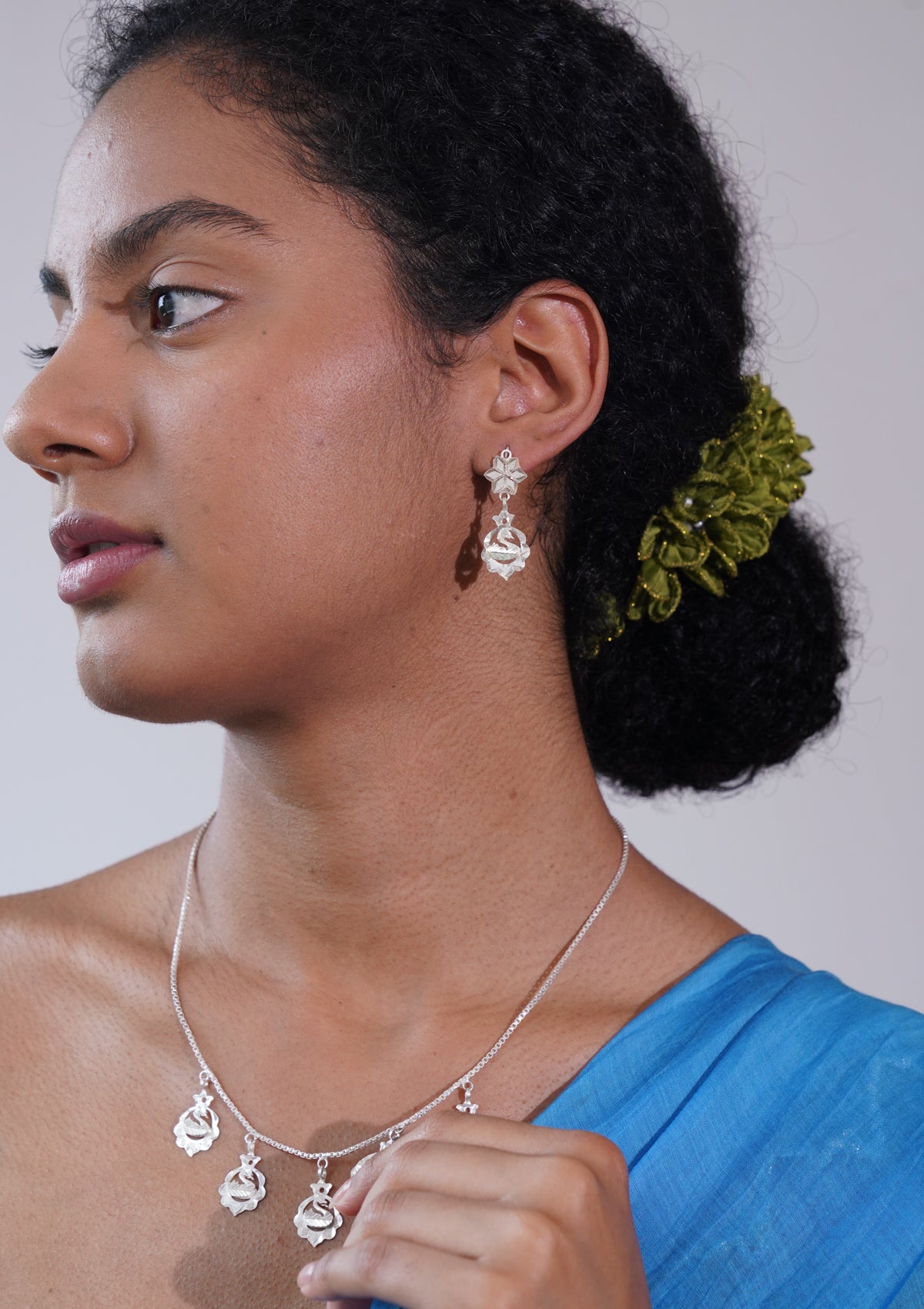 Anandi Silver Earrings