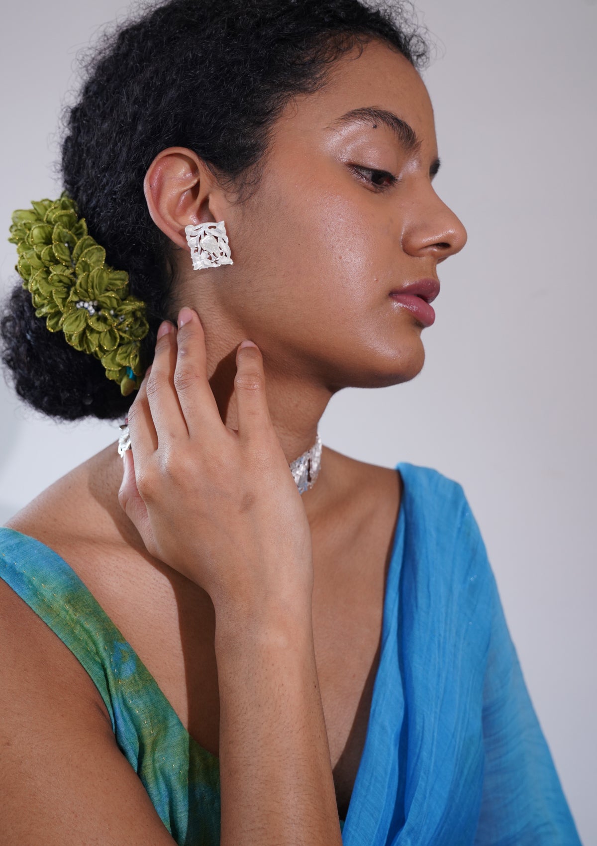 Indira Silver Earrings