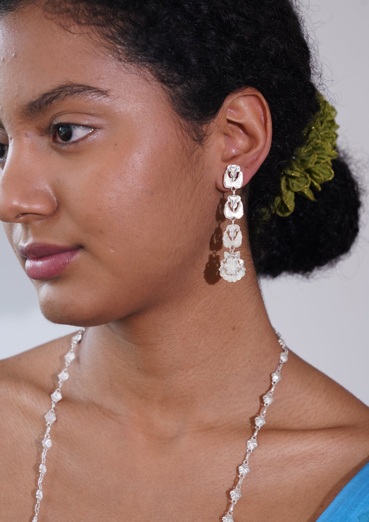 Vedanti Silver Earrings