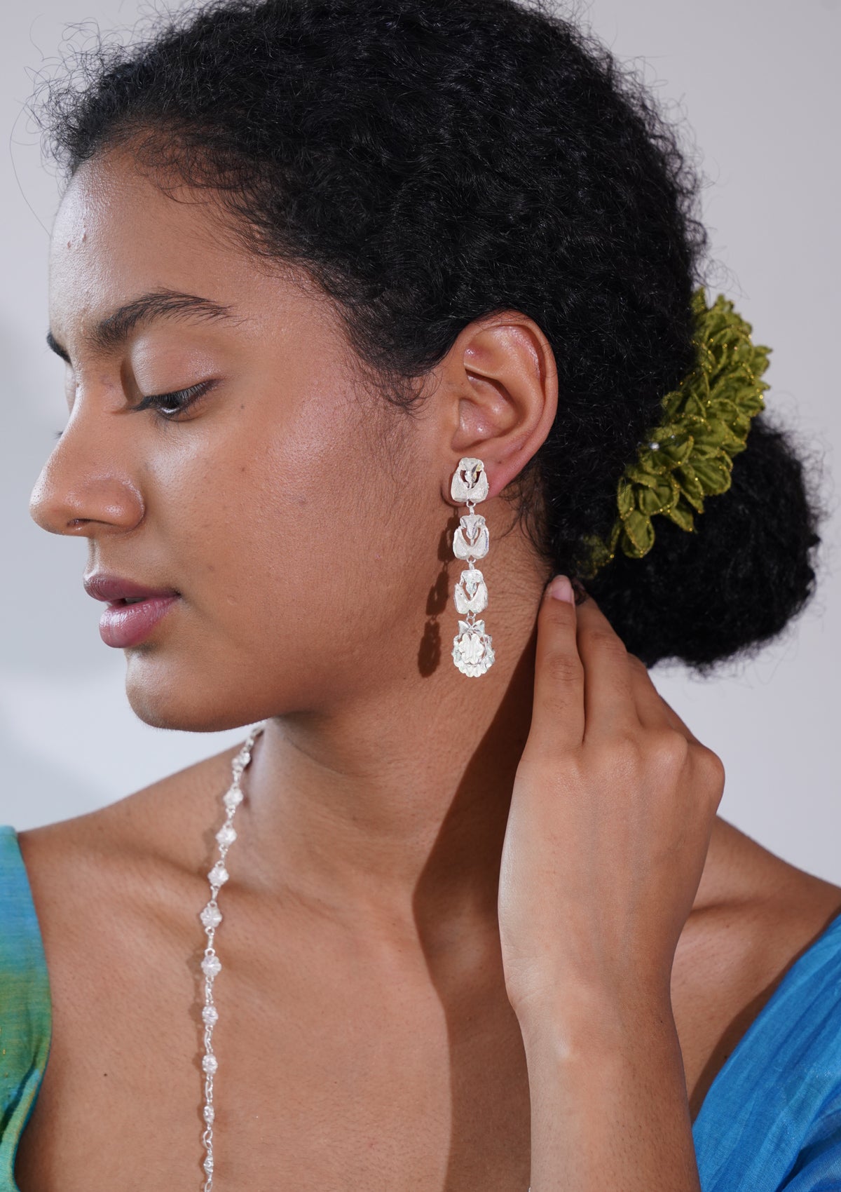 Vedanti Silver Earrings