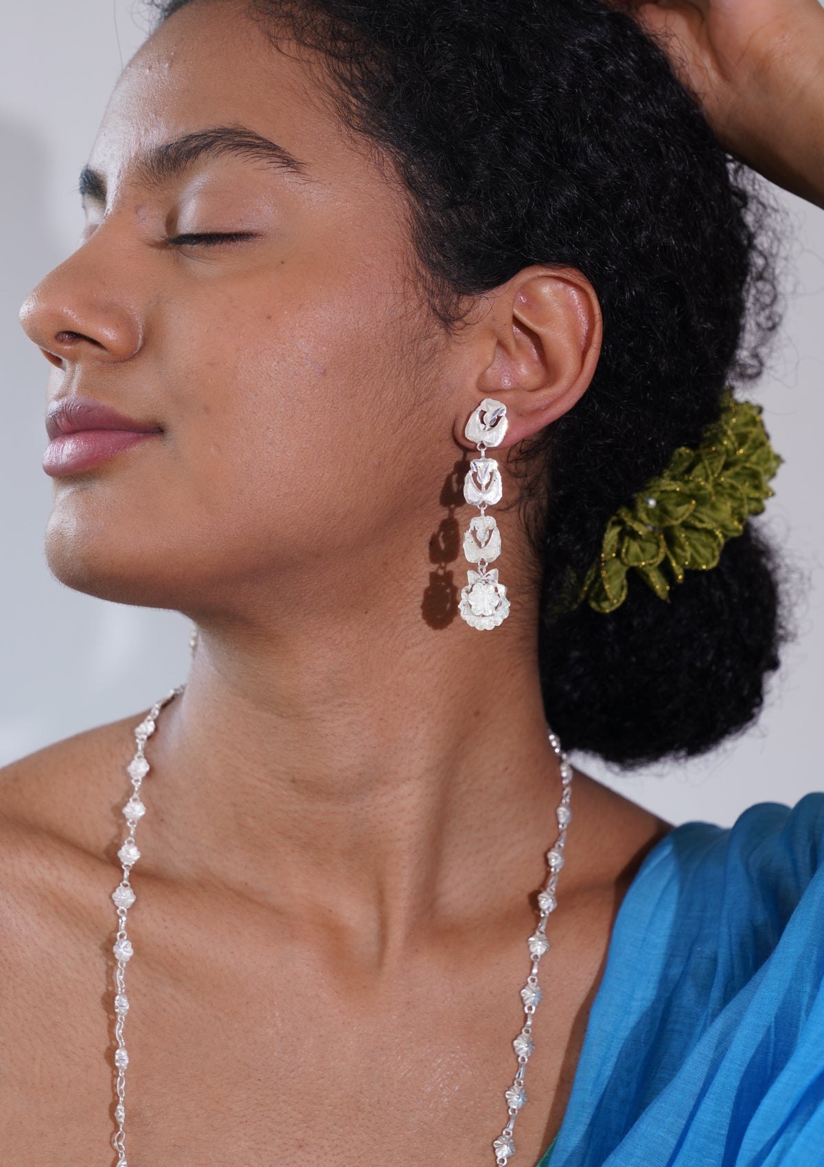 Vedanti Silver Earrings