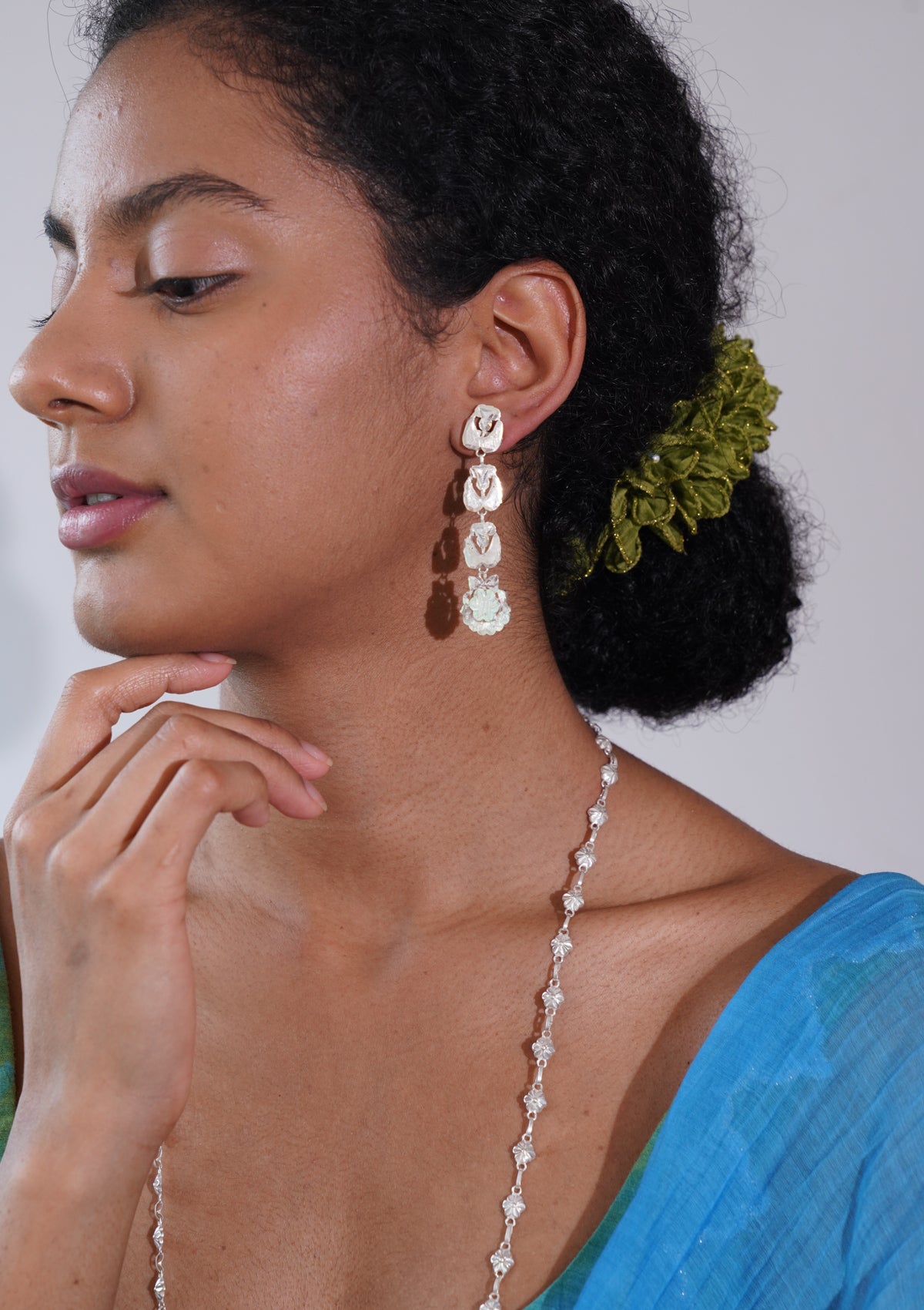 Vedanti Silver Earrings