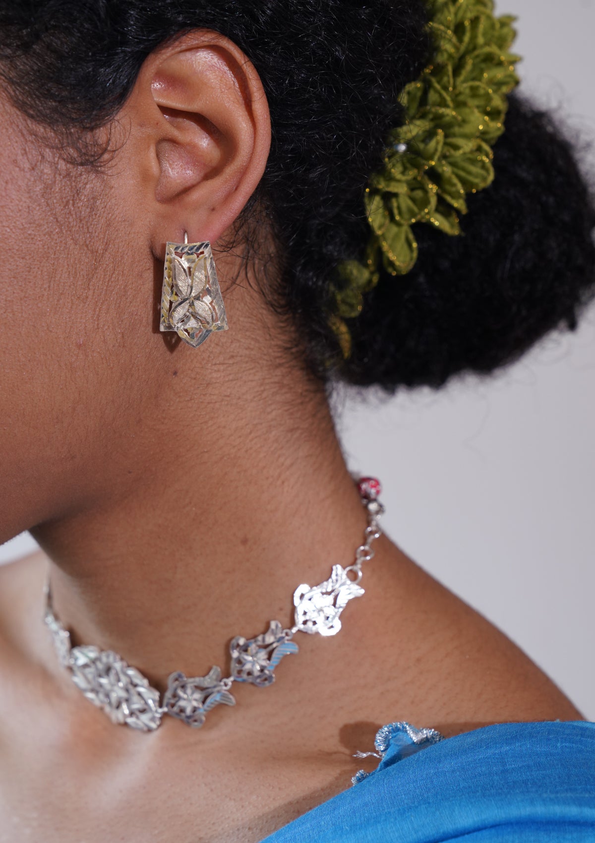 Nida Silver Earrings