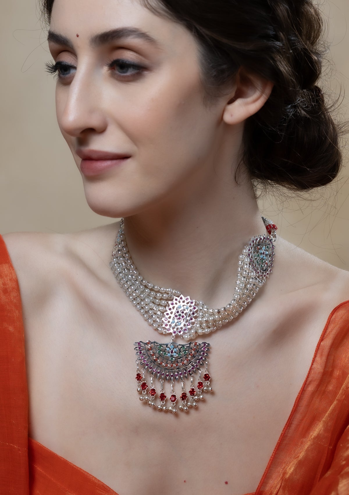 Ruba Handmade Silver Necklace