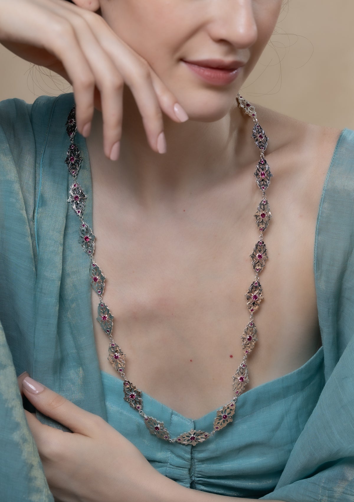 Sunganti Handmade Silver Necklace