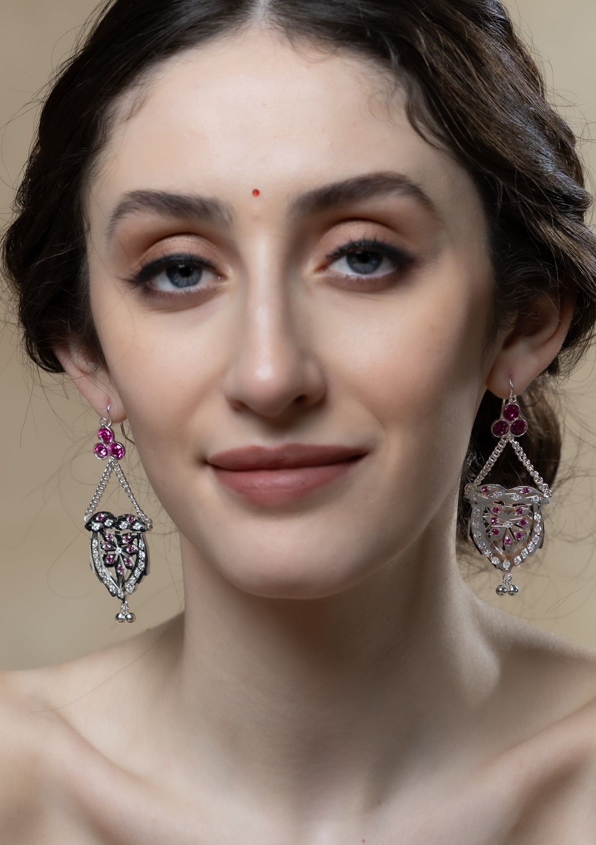 Nabila Handmade Silver Earrings