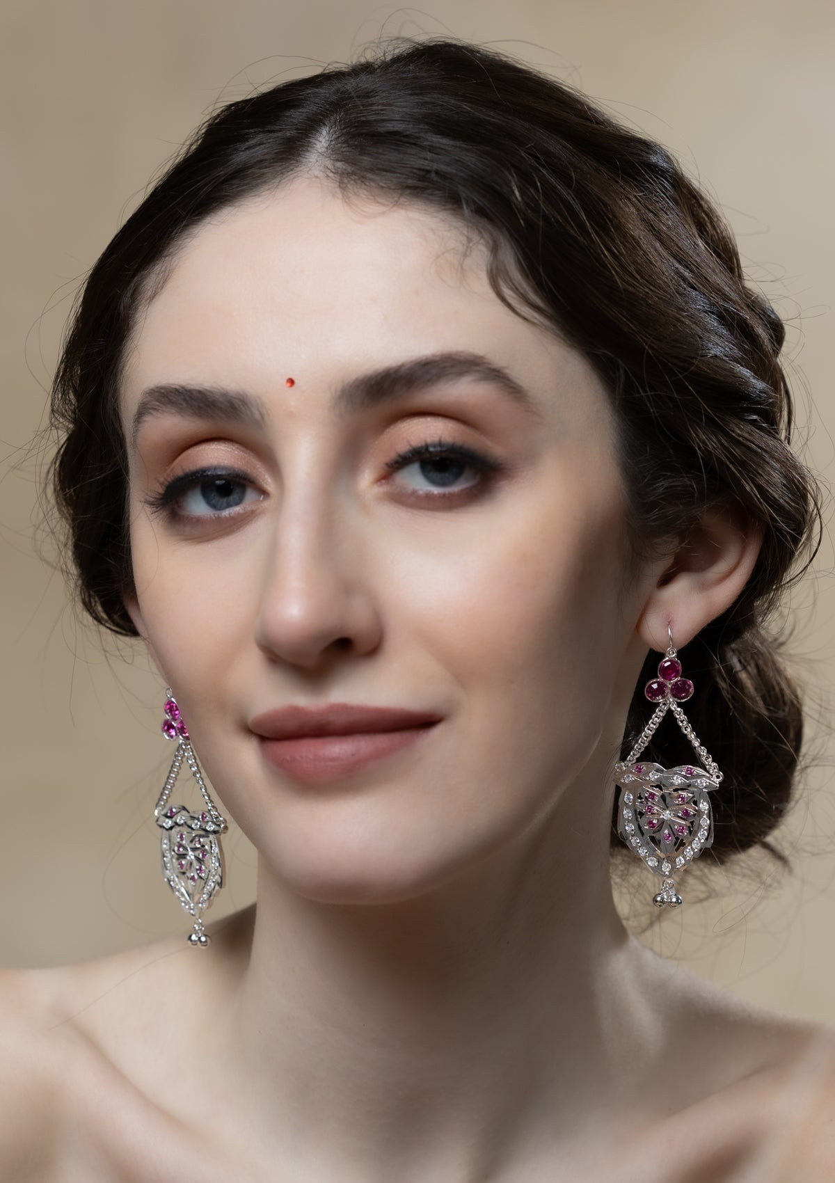 Nabila Handmade Silver Earrings