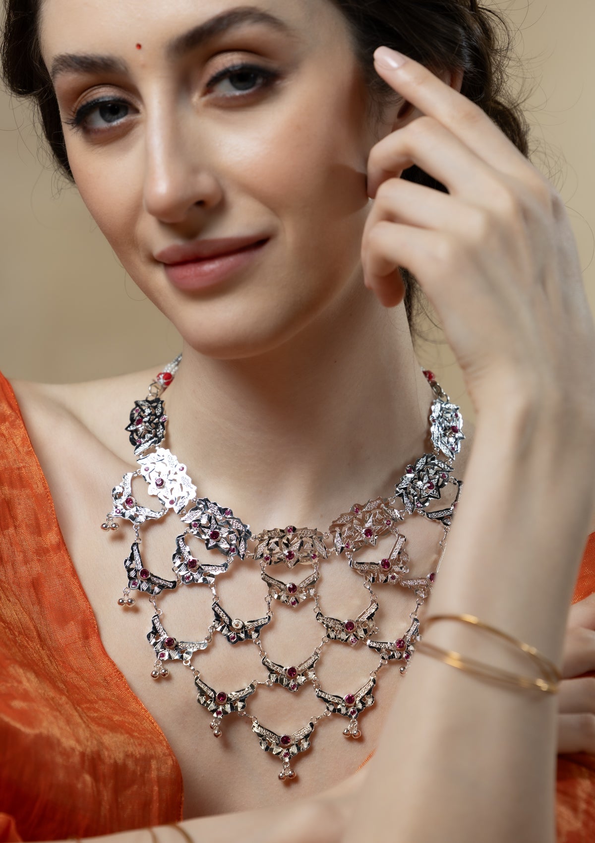 Sarita Silver Necklace