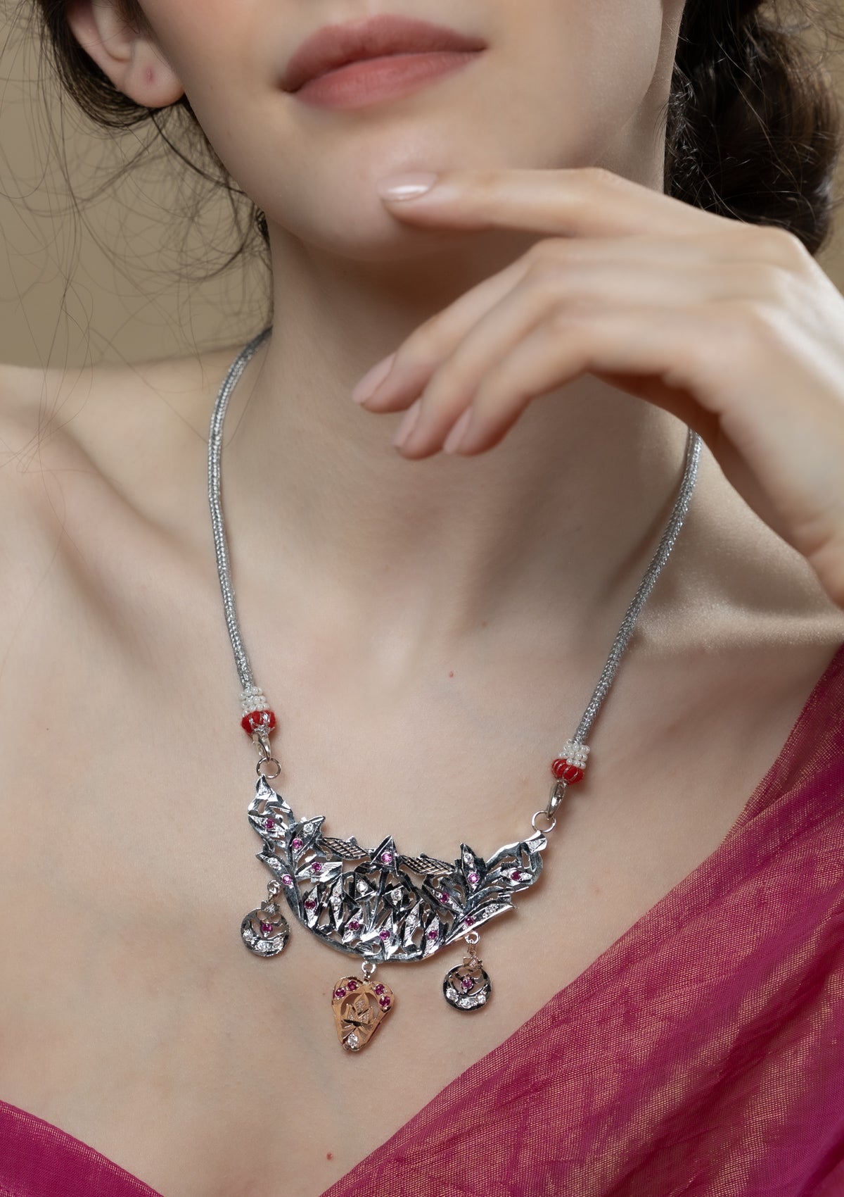 Binal Handmade Silver Necklace