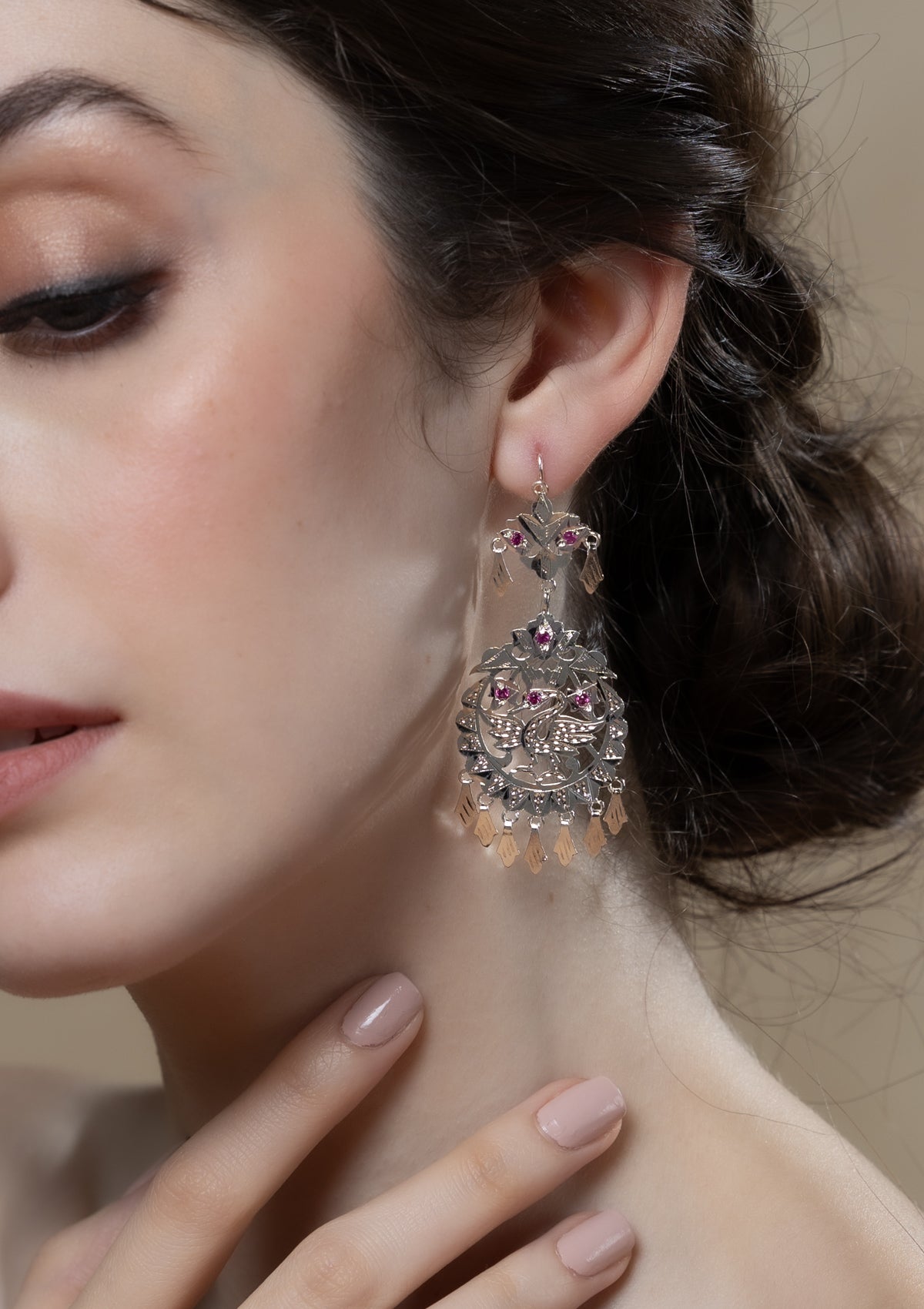 Liyana Handmade Silver Earrings