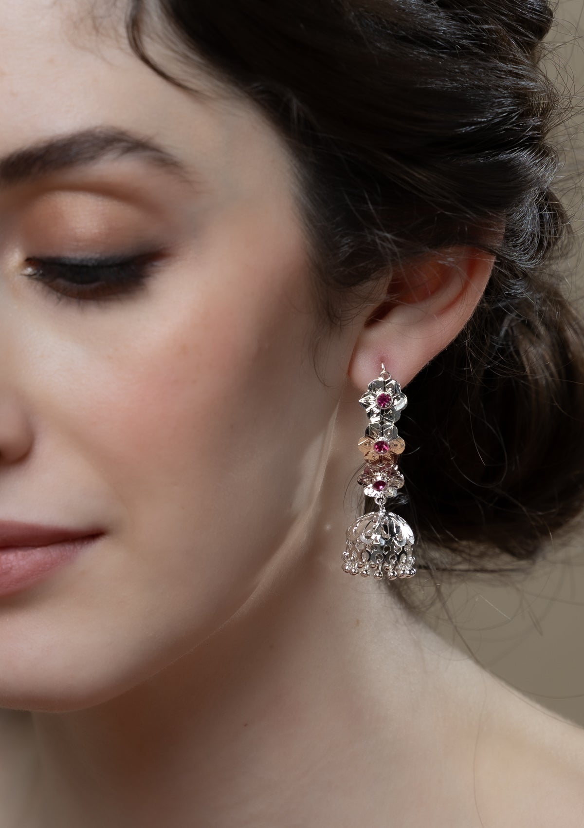 Ruhi Handmade Silver Earrings
