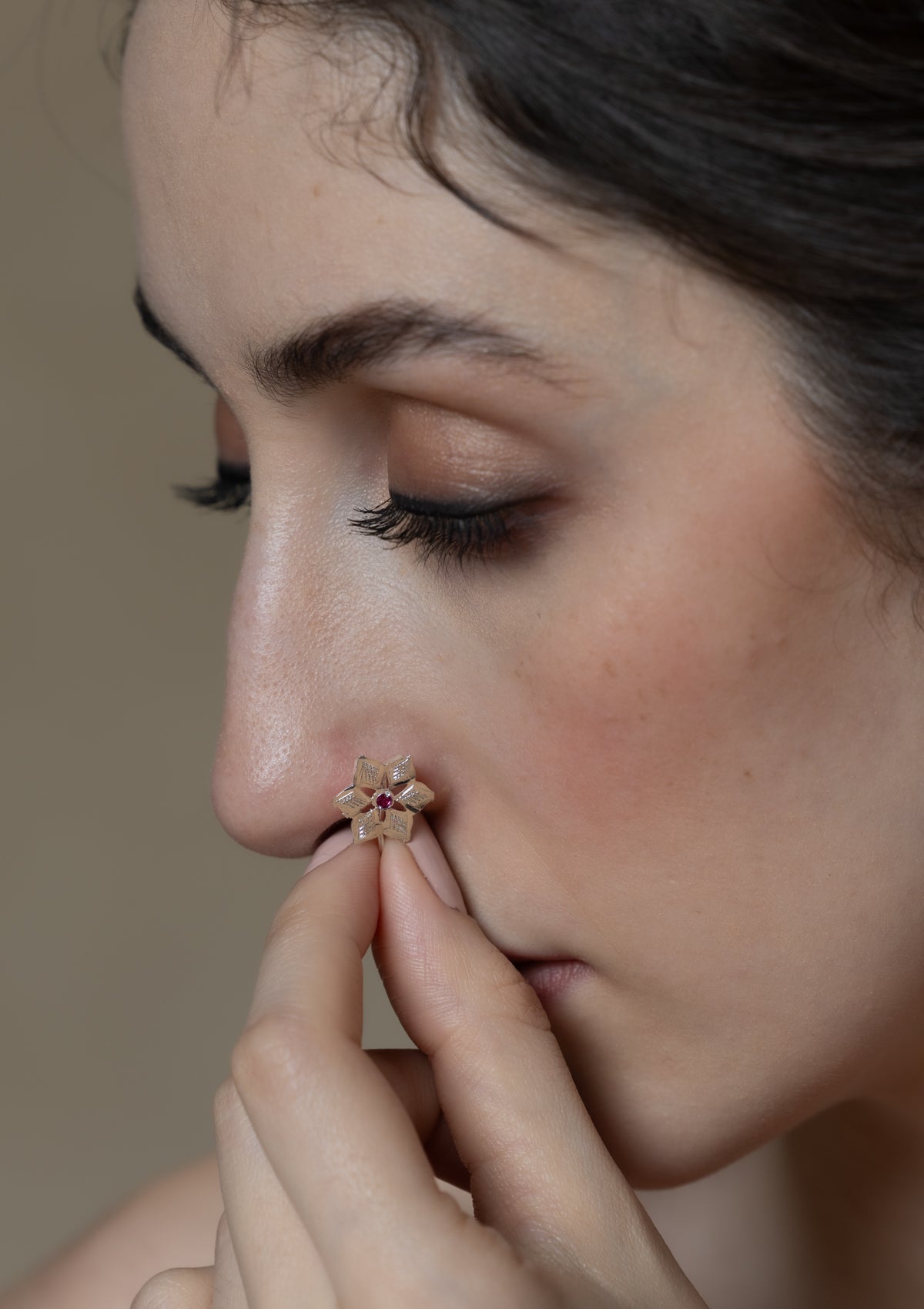 Tithi Handmade Silver Nosepin