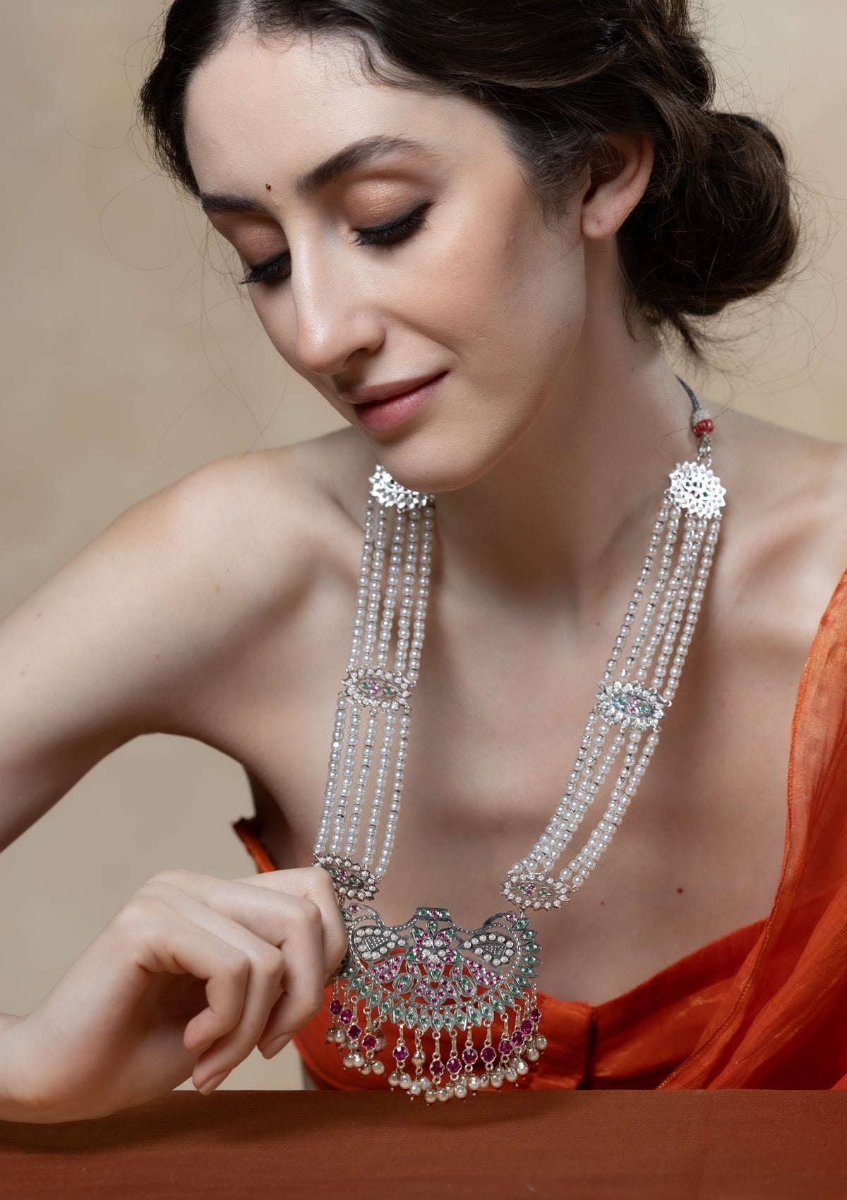 Sabira Silver Necklace