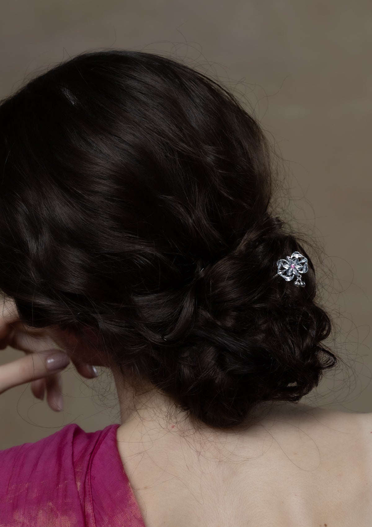 Ragini Handmade Silver Hairpin