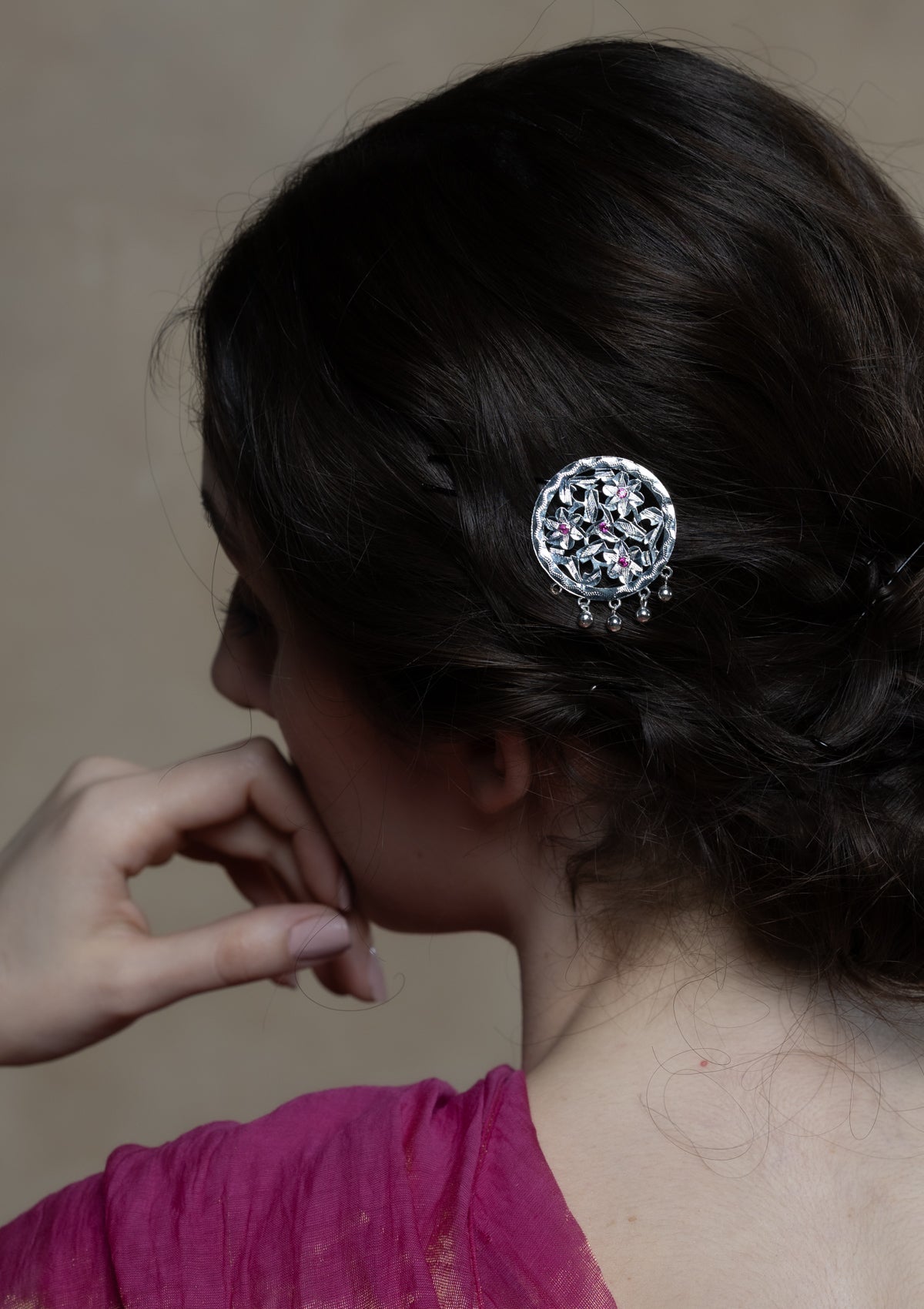 Nupa Handmade Silver Hairpin
