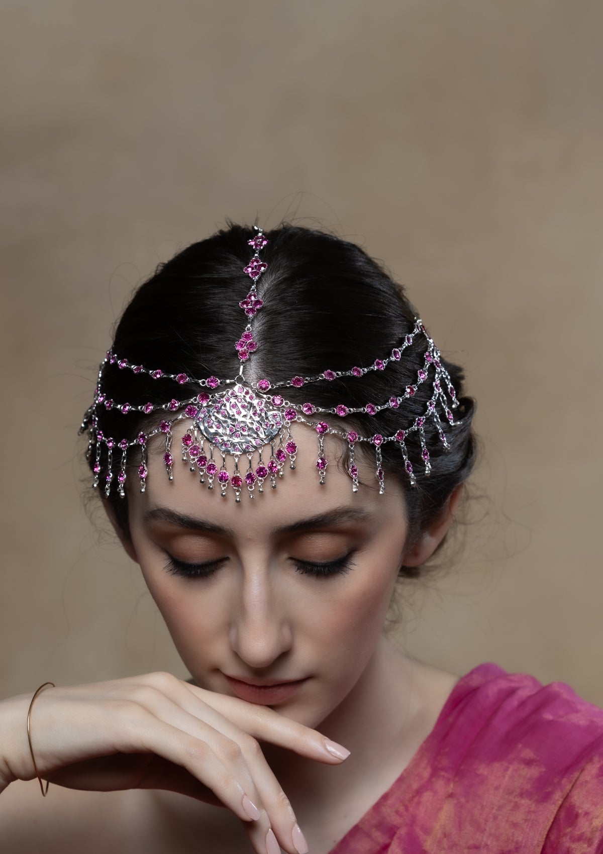 Savitri Handmade Silver Mathapatti