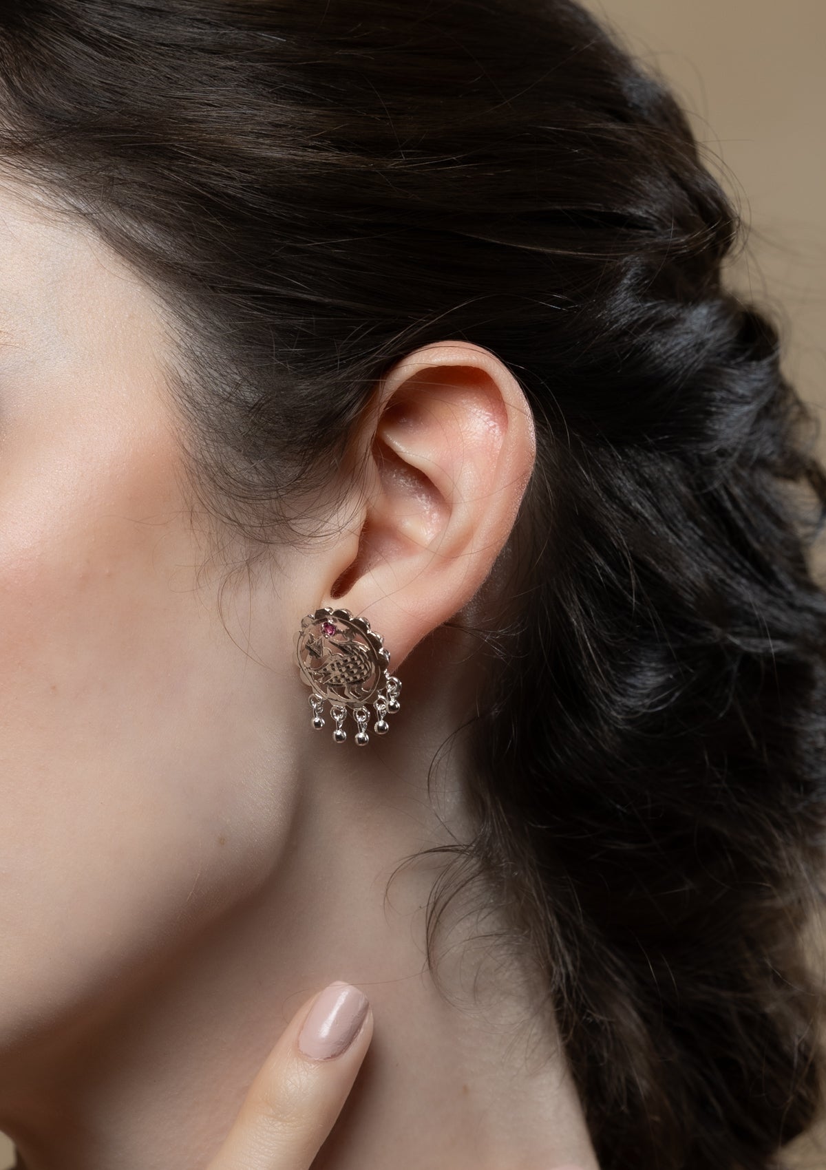 Fazia Handmade Silver Earrings