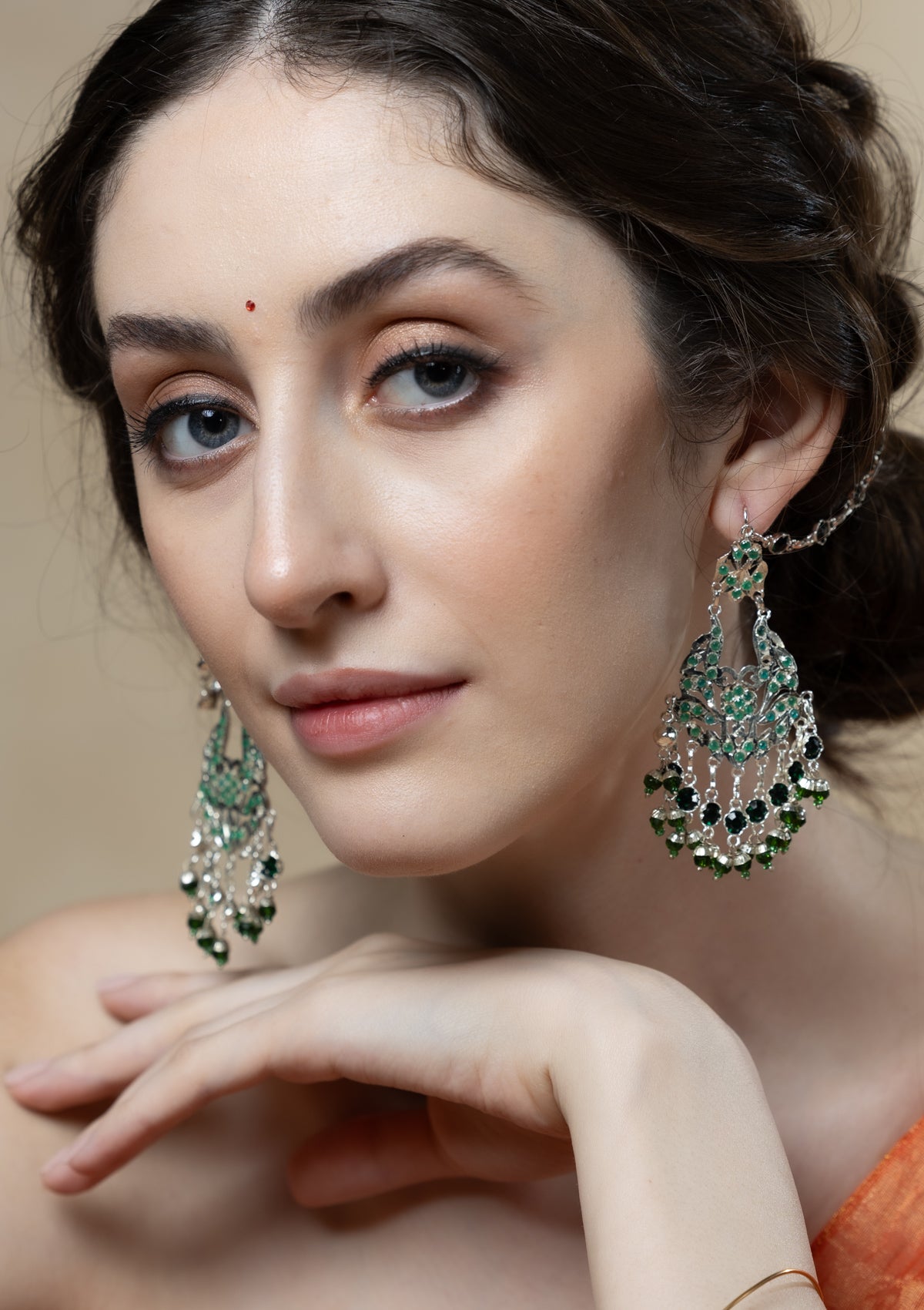 Yashomati Handmade Silver Earrings