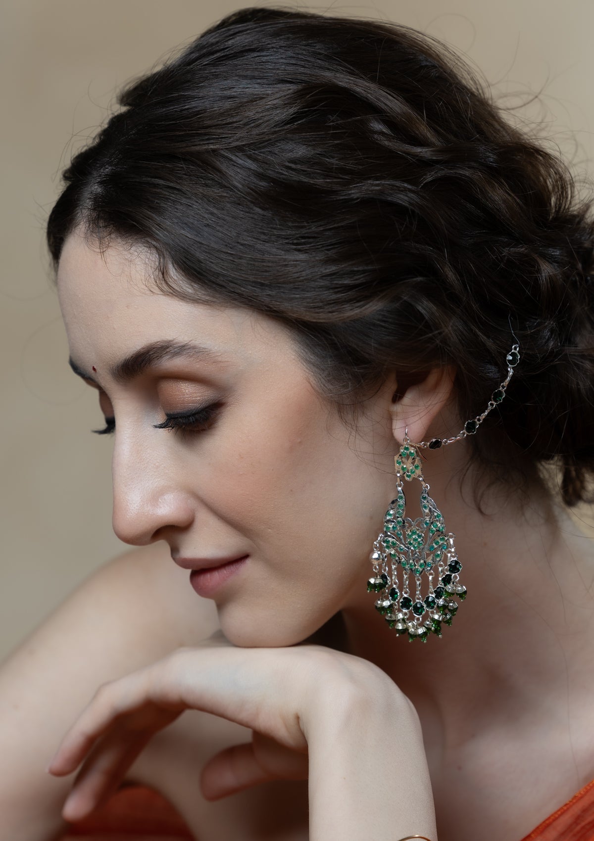 Yashomati Handmade Silver Earrings
