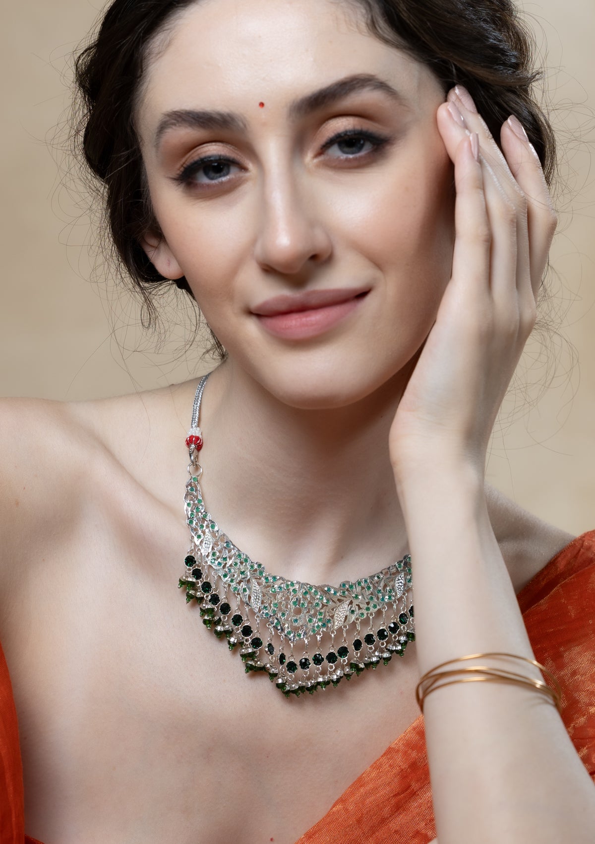 Yashomati Handmade Silver Necklace