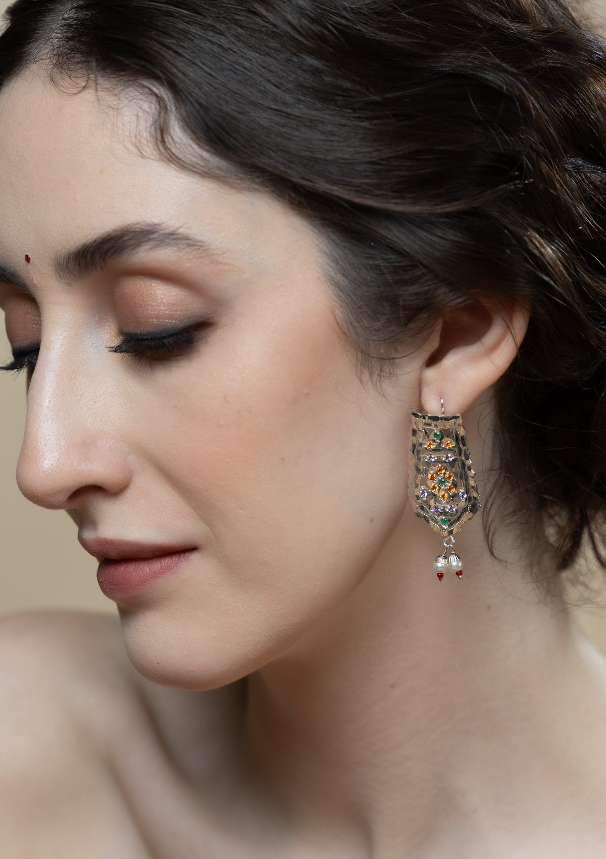 Mayuri Handmade Silver Earrings