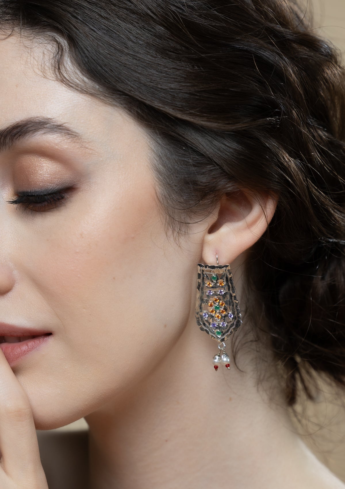 Mayuri Handmade Silver Earrings