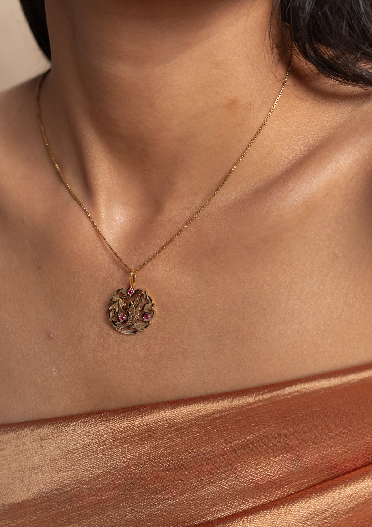 Santoshi Gold Pendant