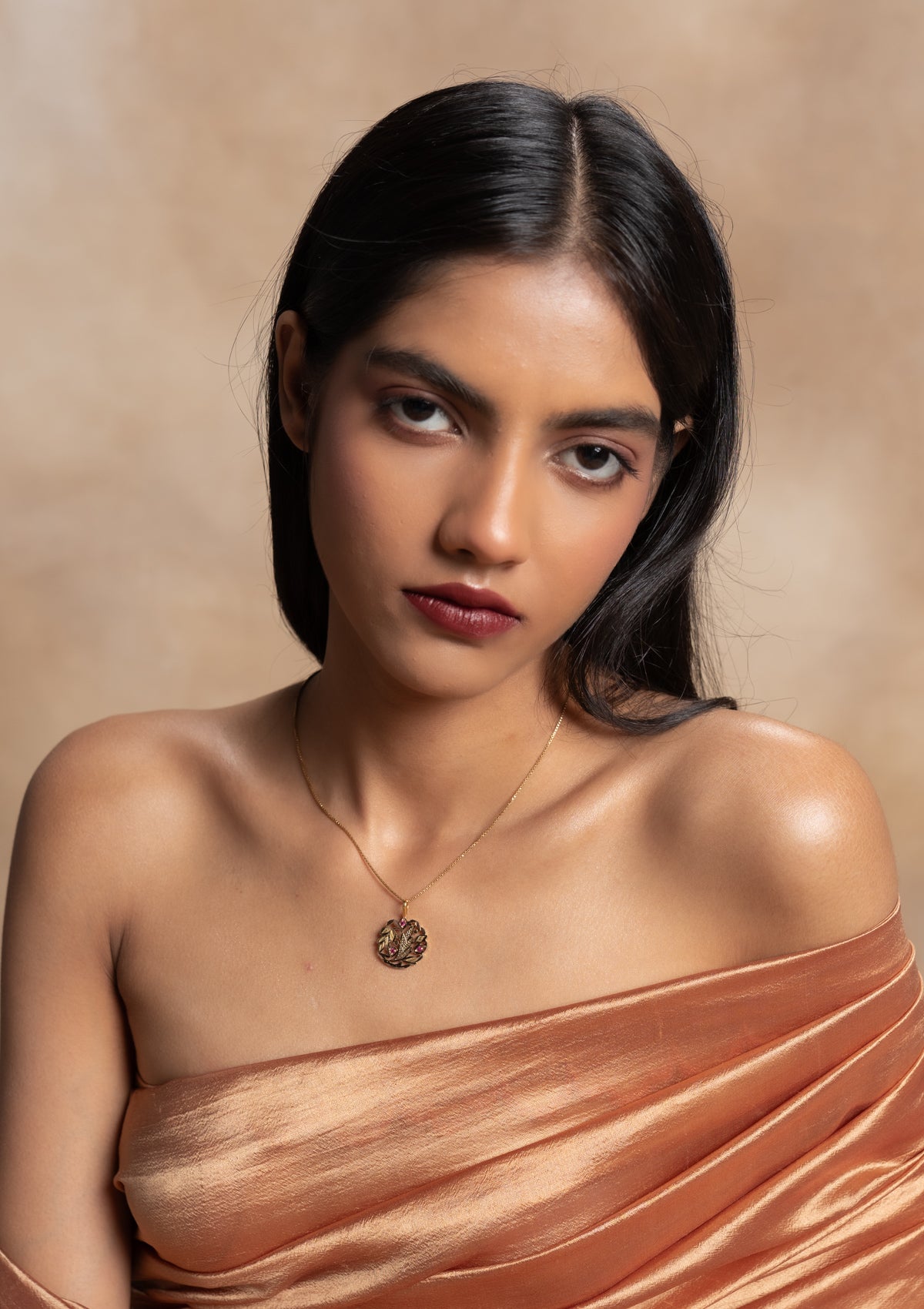 Santoshi Gold Pendant