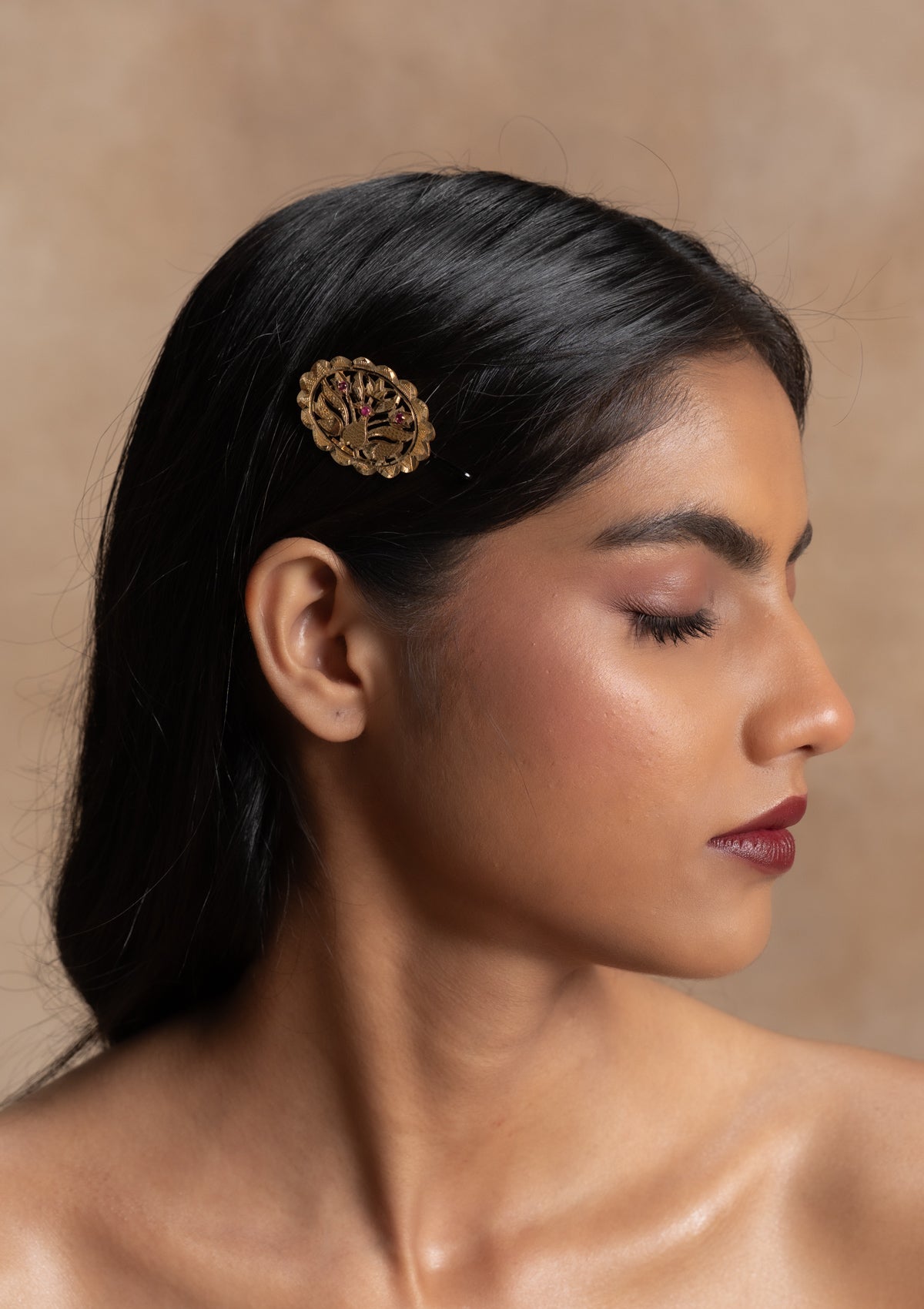 Kanaka Gold Hair Pin