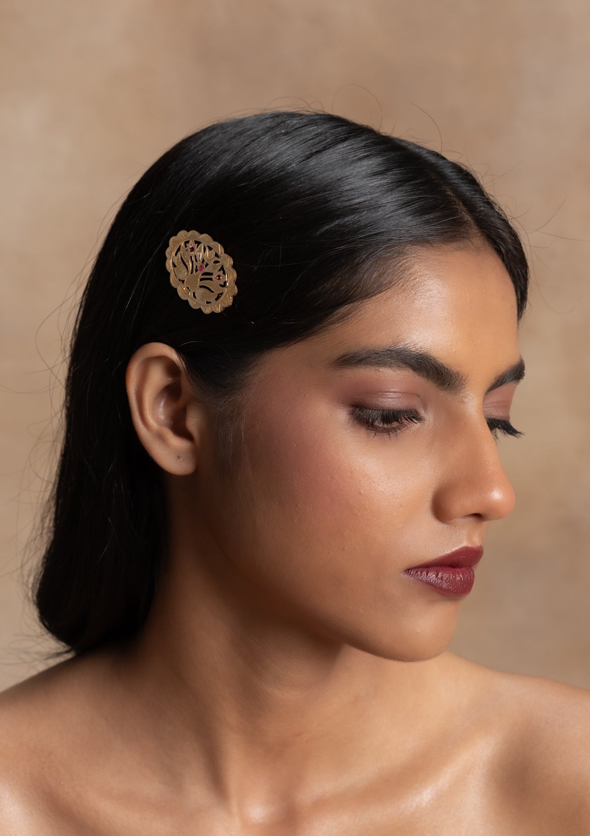 Kanaka Gold Hair Pin