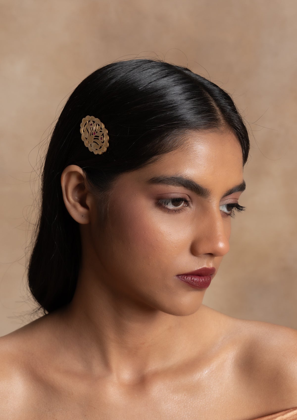 Kanaka Gold Hair Pin