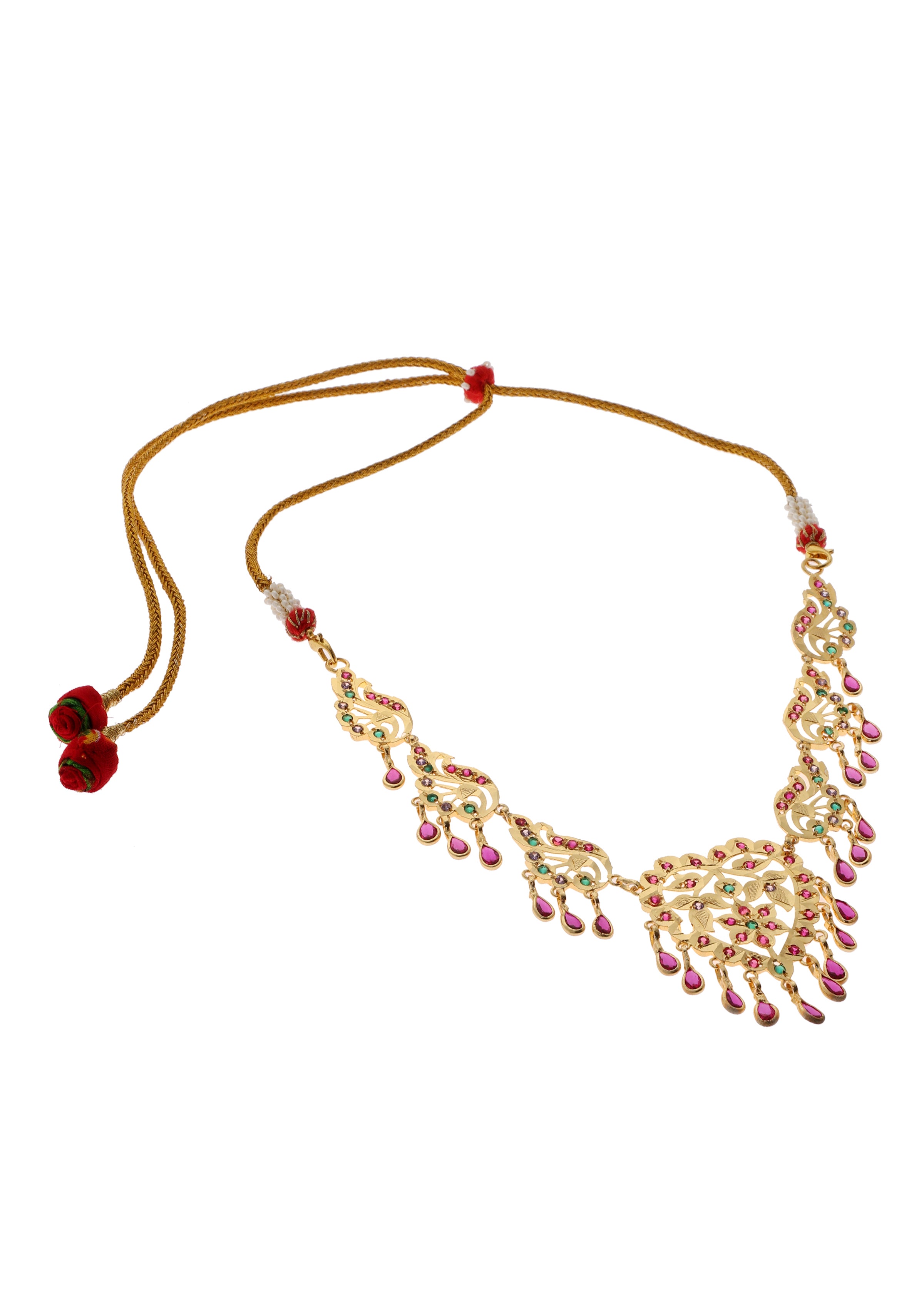 Gomti Gold Tone Silver Necklace