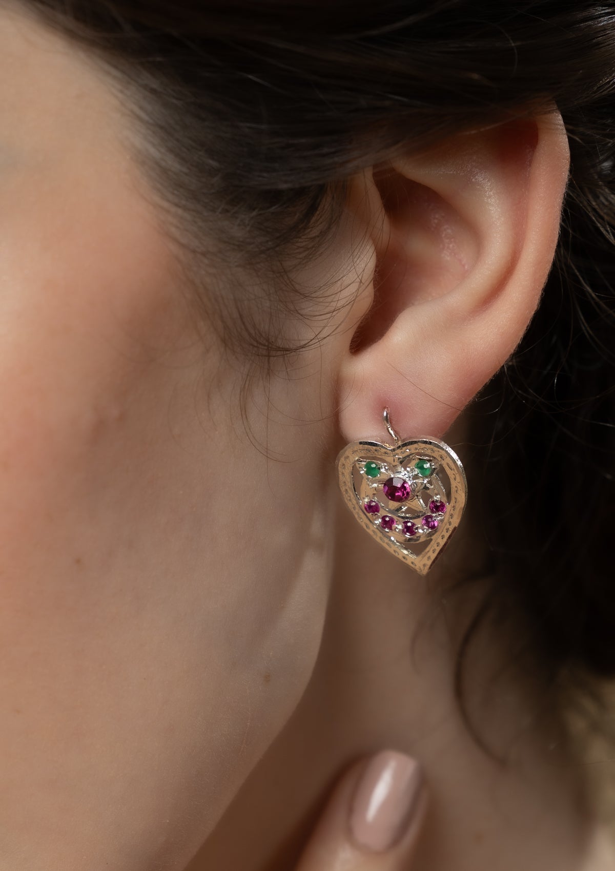 Dilruba Handmade Silver Earrings