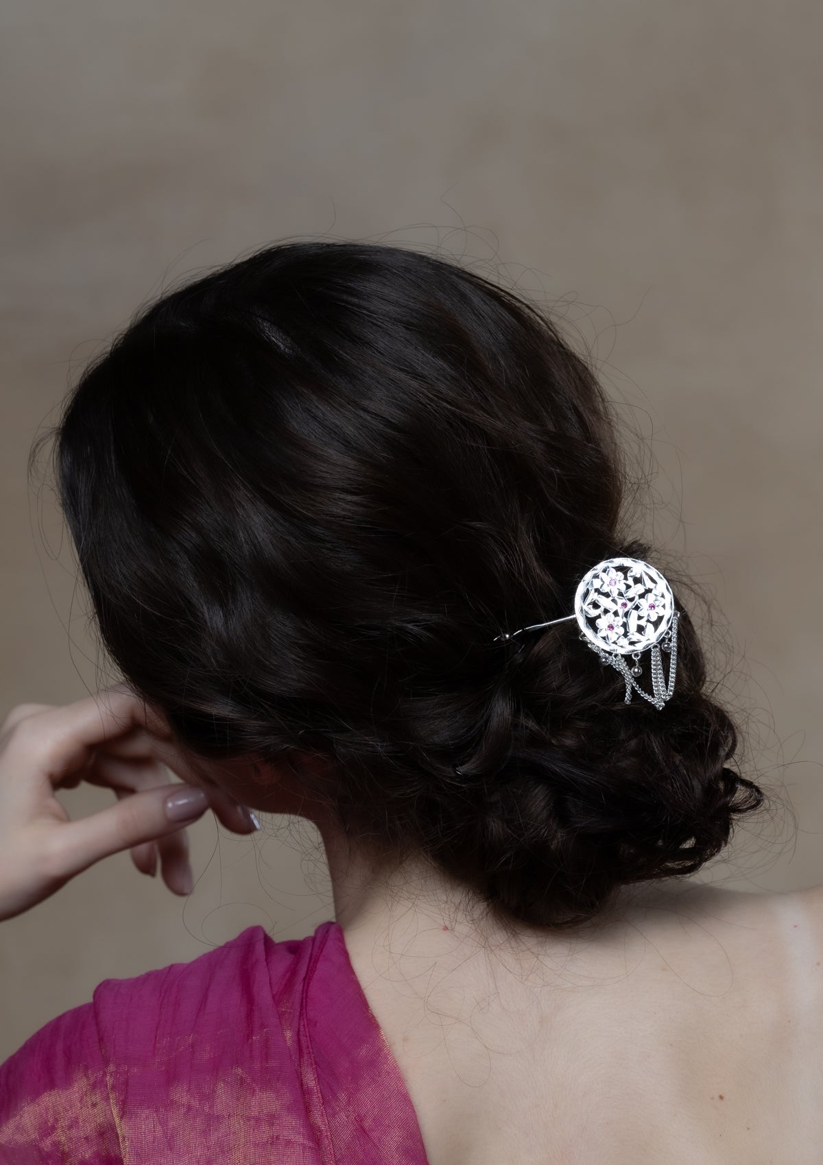 Eira Handmade Silver Hairpin