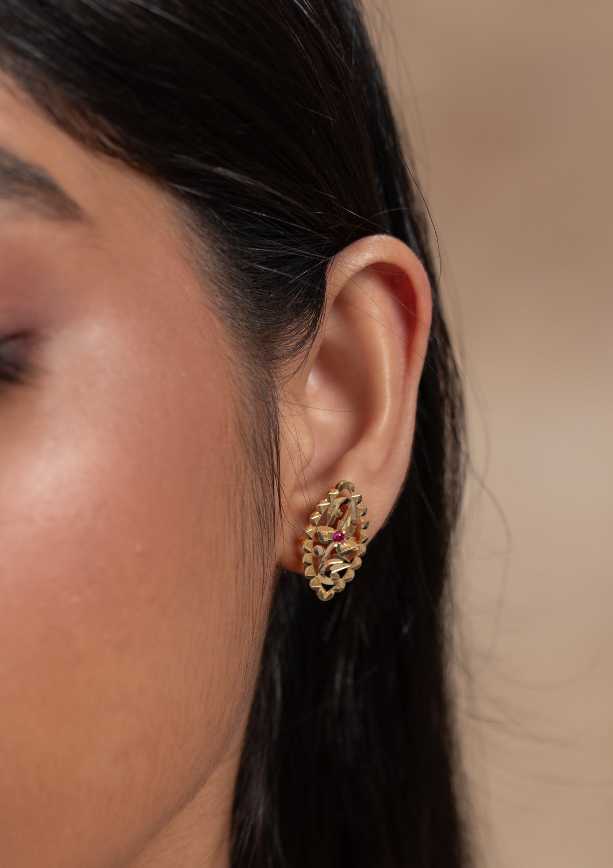 Mohita Gold Earrings