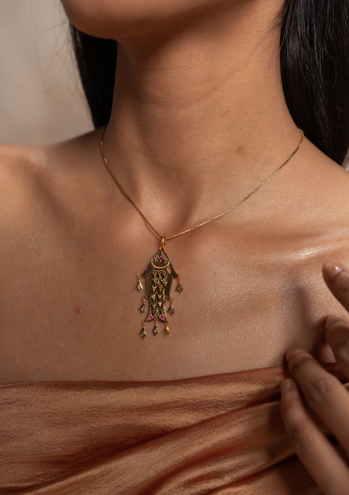 Matsya Gold Pendant
