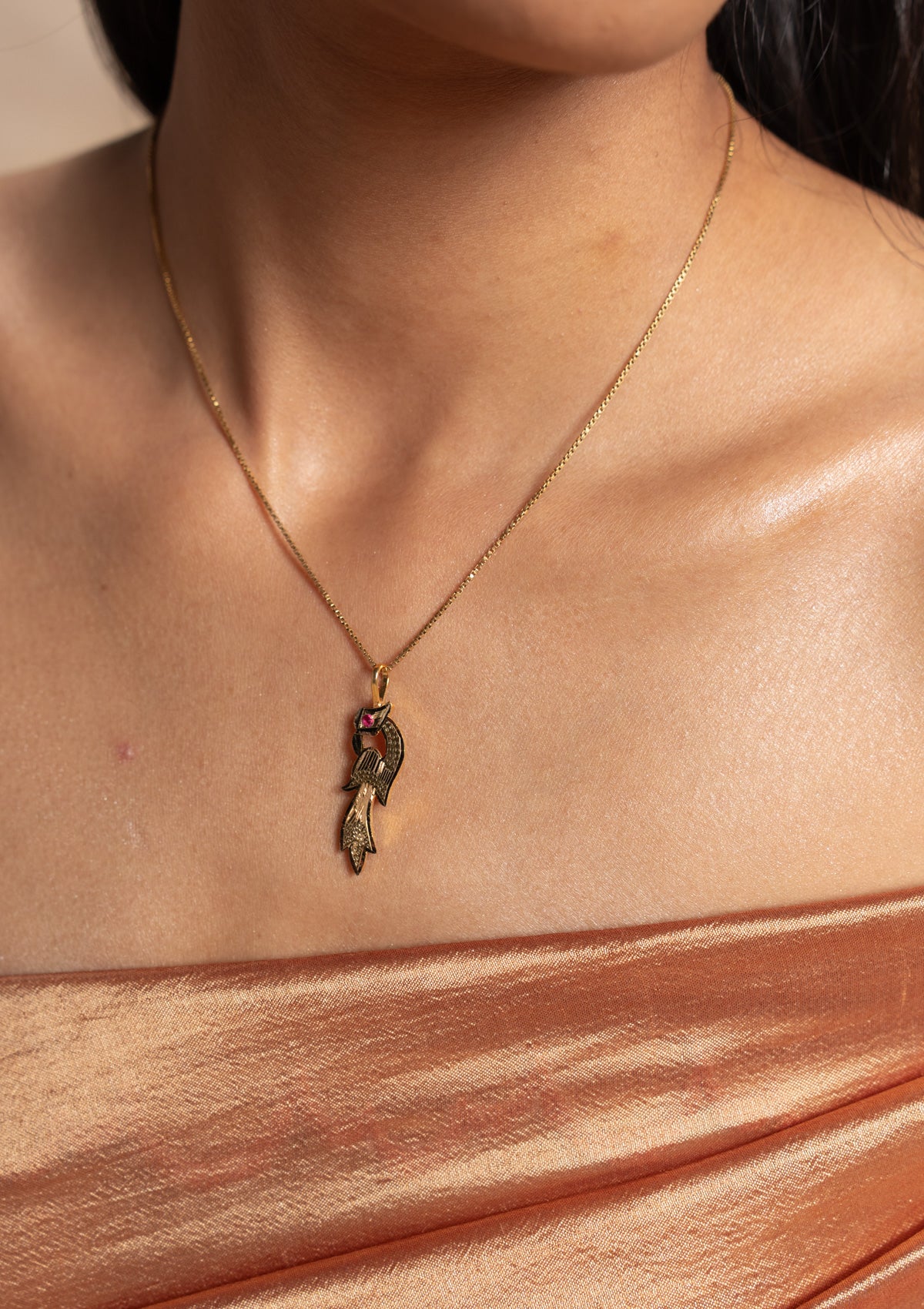 Panchi Gold Pendant