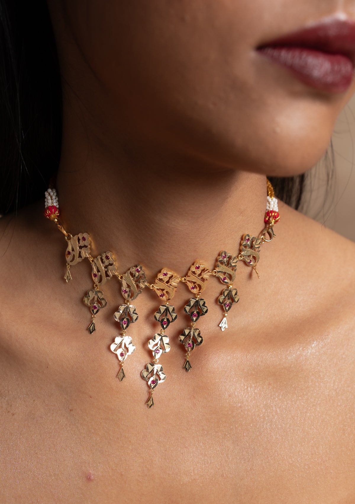 Manjari Gold Necklace