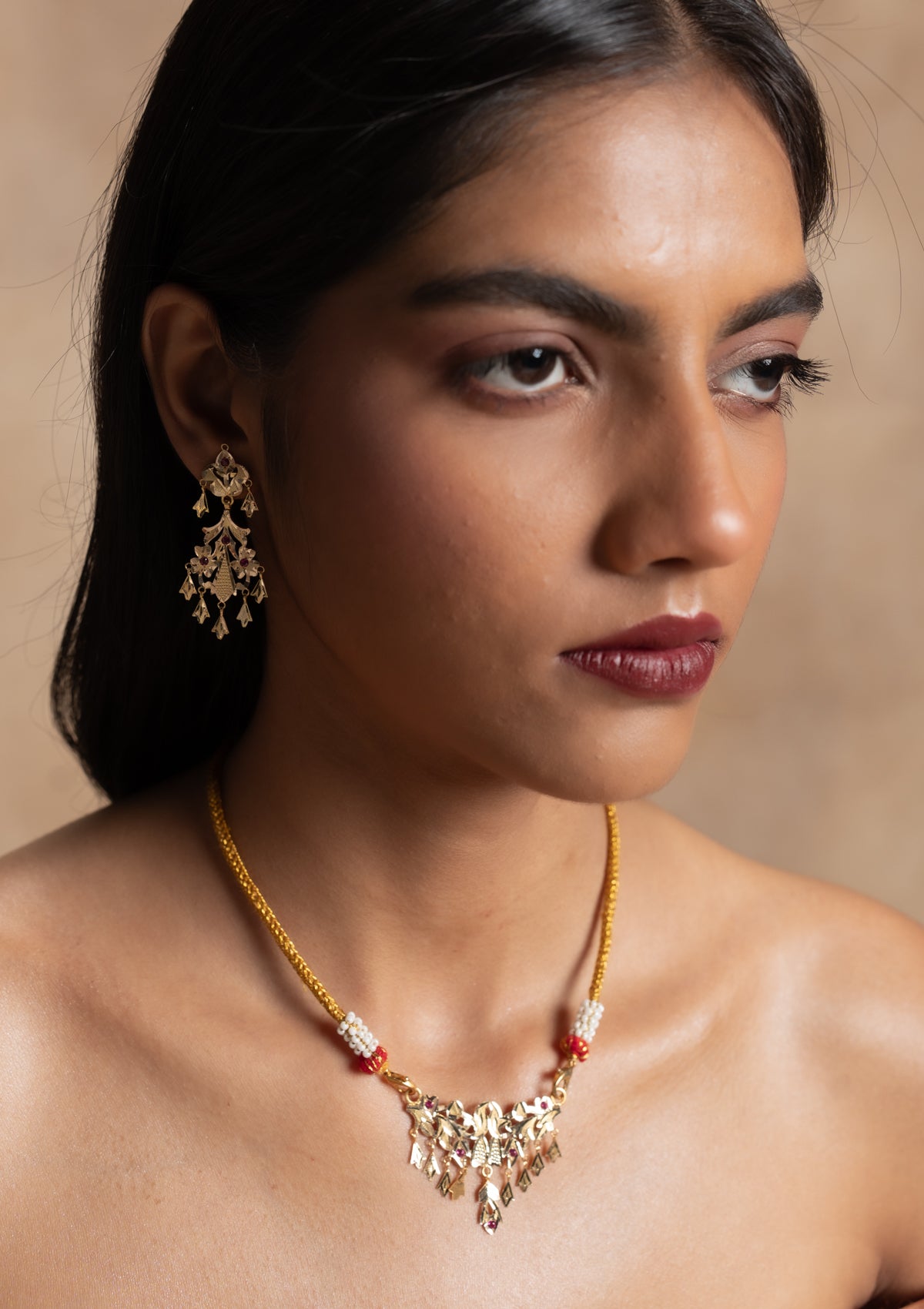 Sumati Gold Earrings