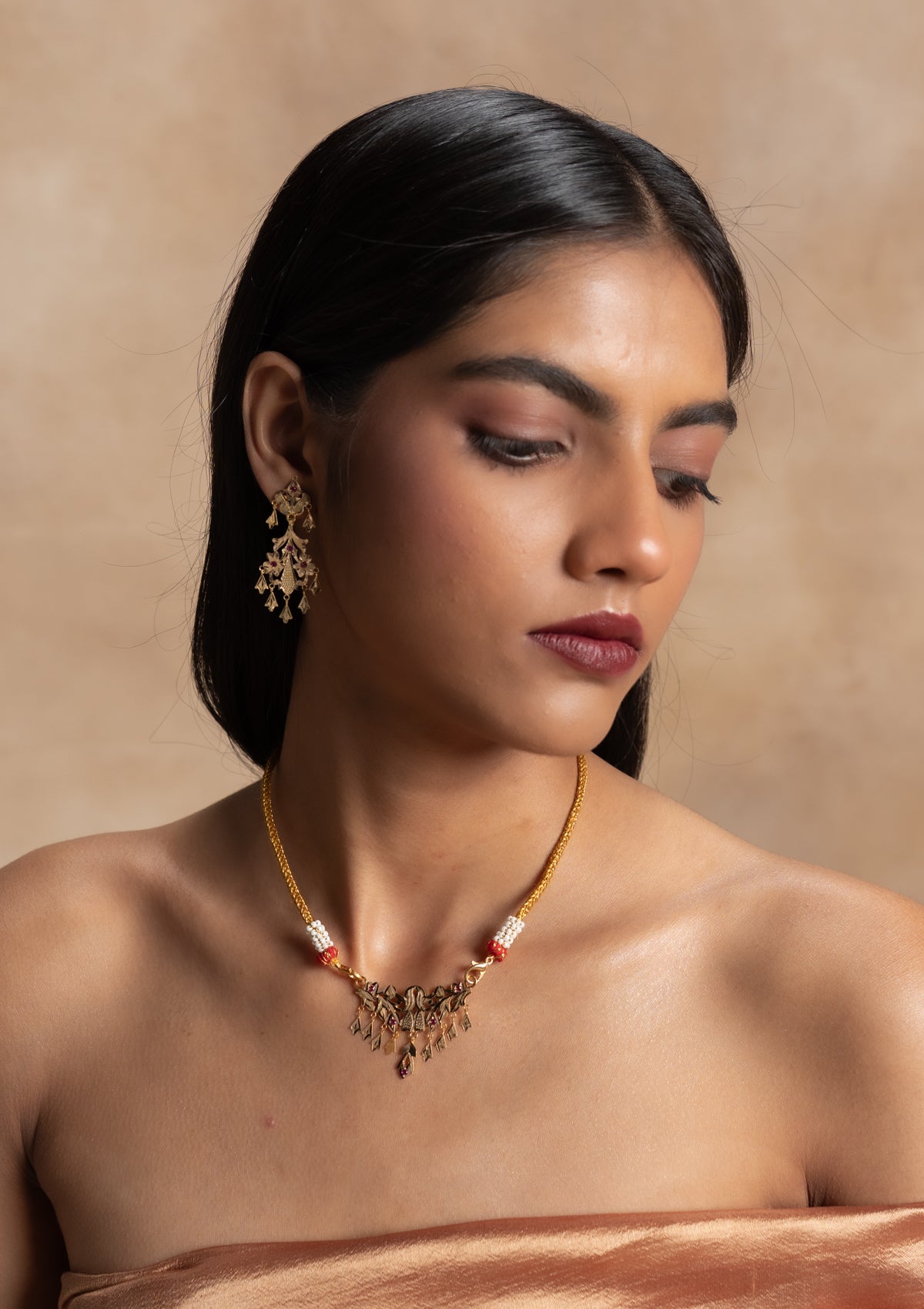 Sumati Gold Earrings