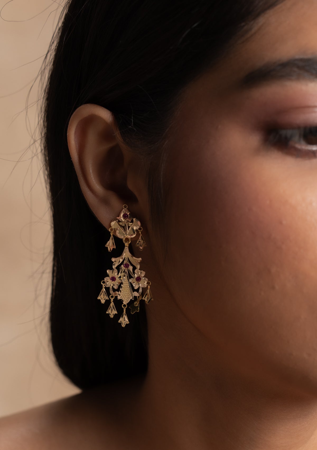 Sumati Gold Earrings