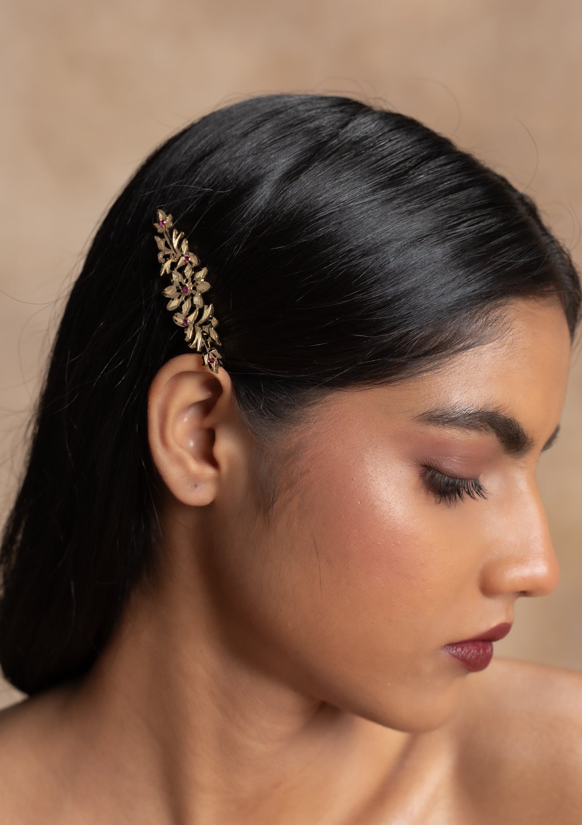 Heeba Gold Hair Pin