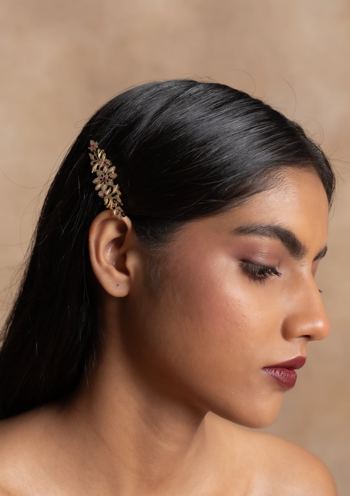 Heeba Gold Hair Pin